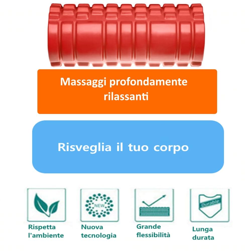 FFitness Foam Roller Rullo Yoga Massaggiatore Indeformabile per – Bild 5