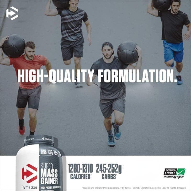 Dymatize Super Mass Gainer Powder | High Protein & Carb Blend Weight Gainer | 52g – Bild 4