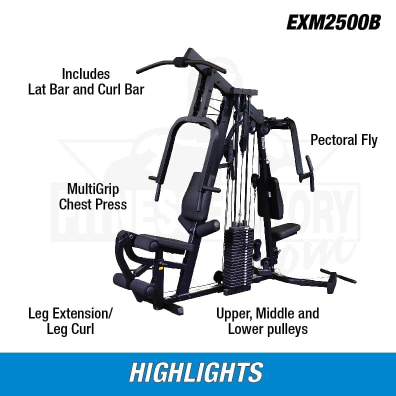 Body-Solid (EXM2500B) Multi-Station Home Gym Machine – Bild 4