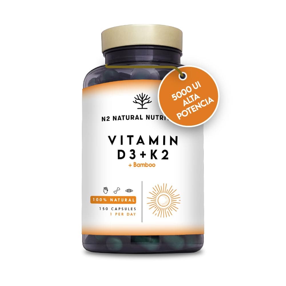 N2 Natural Nutrition Vitamine D3 K2 Dosage Élevé Naturelle
