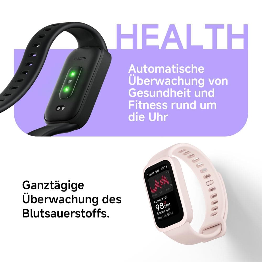 Xiaomi Smart Band 9 Active Schwarz – Bild 3