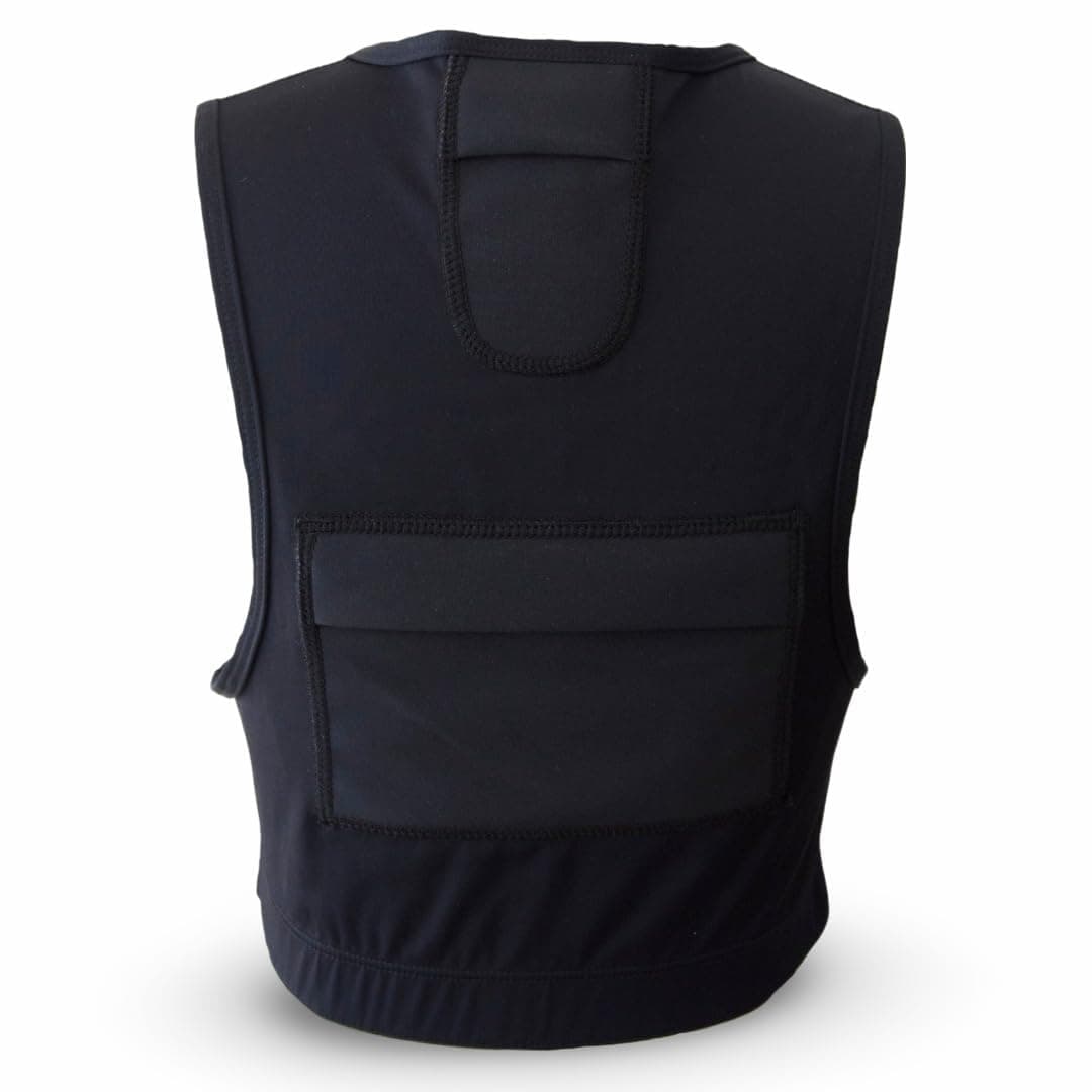 CGM Athletics Unisex Youth/Adult diabetes sports vest with phone pocket – Bild 3