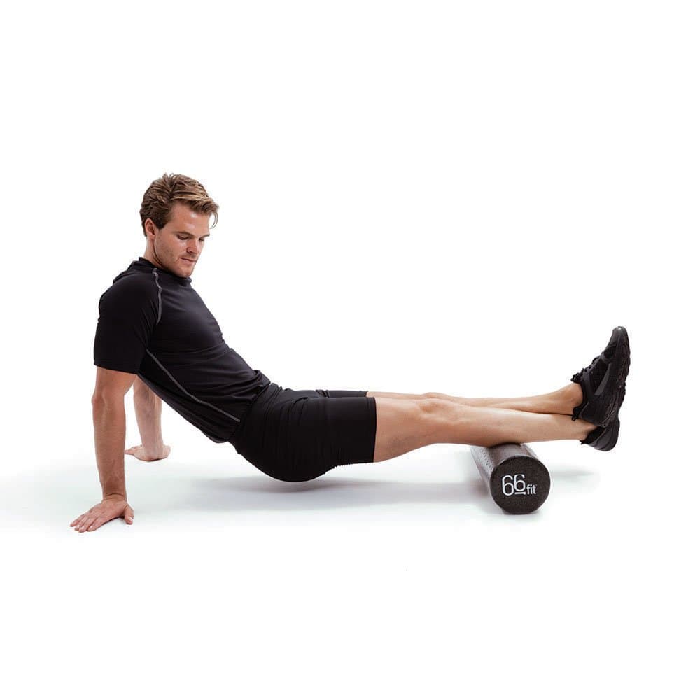 66fit Black Foam Roller 15x90cm – Bild 6