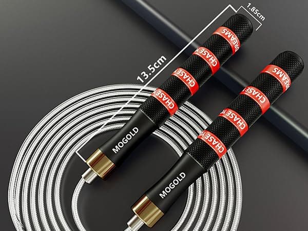 MOGOLD Profi Springseil für Boxen Sport Erwachsene Fitness – Bild 4