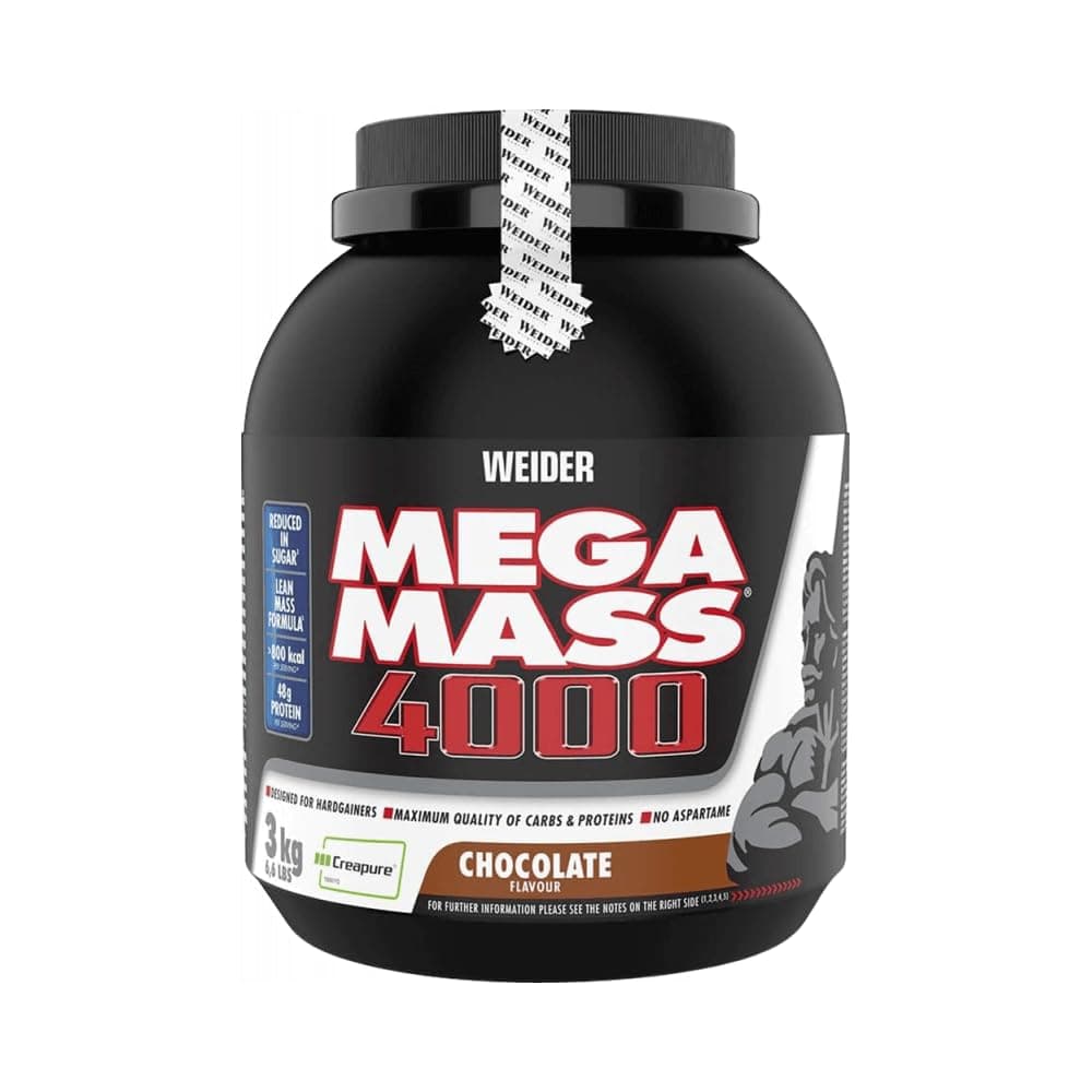 Weider Mega Mass 4000 - Weight Gainer Pulver mit 48g