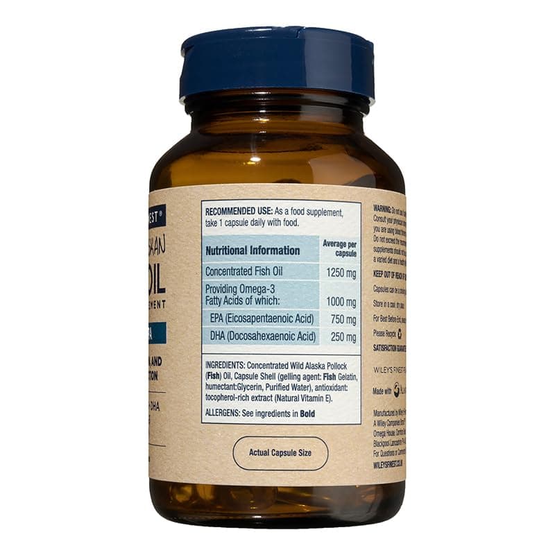 Wiley's Finest Wiley’s Finest Peak EPA Omega-3 Softgels, 90 Softgels (90 Servings – Bild 2