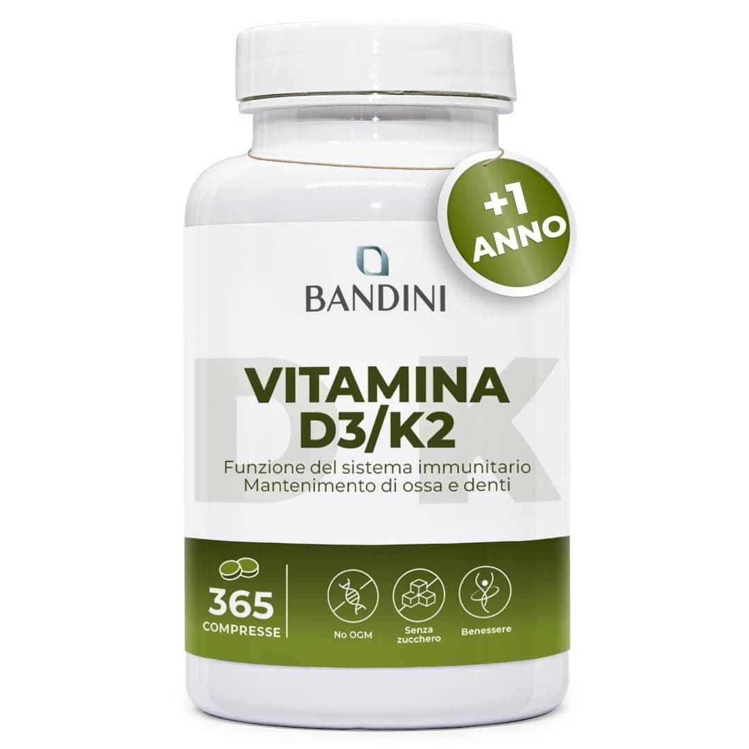 BANDINI Bandini® Vitamina D3 K2 | 365 COMPRESSE