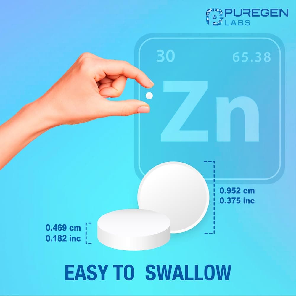 P Puregen Labs Zinc 220mg – Bild 4