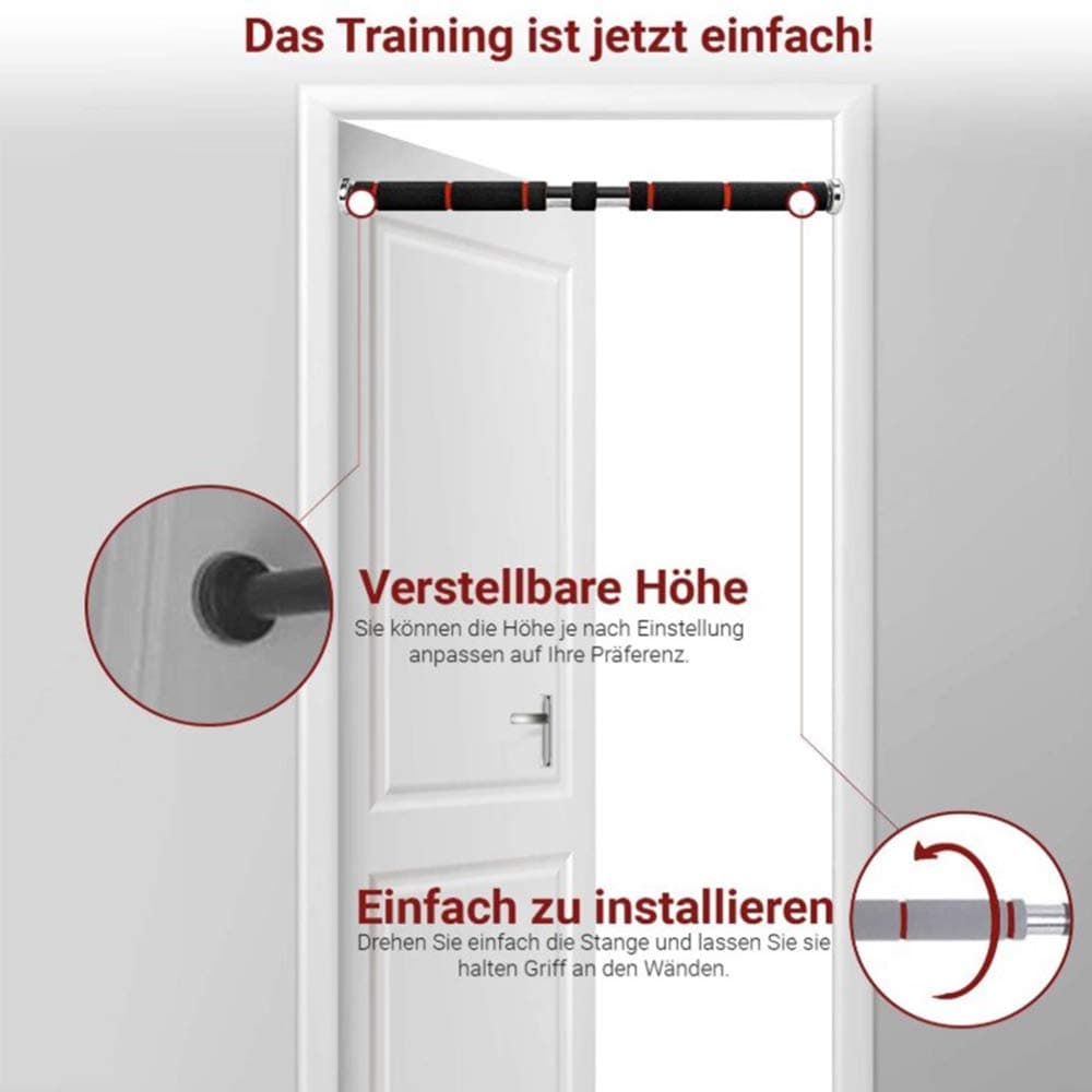HUOLE Barre de Tractions Porte, | 80-130 cm | 150 kg – Bild 7