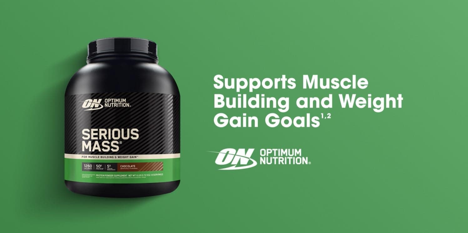 Optimum Nutrition Serious Mass Weight Gainer Pulver, Geschmack Vanille, 2.73kg – Bild 4