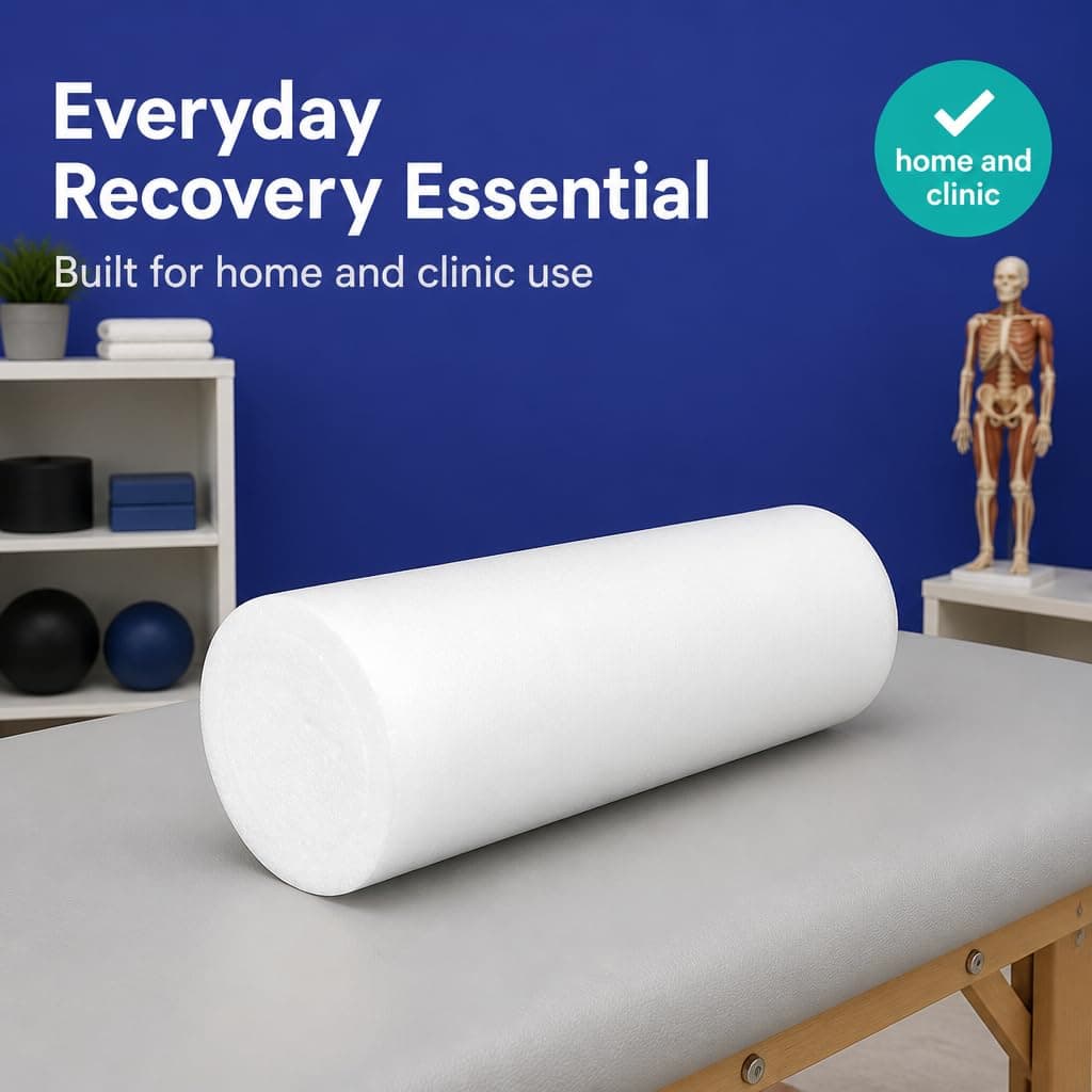 Healthy You Medium/Firm White PE Foam Roller (36" Full – Bild 3