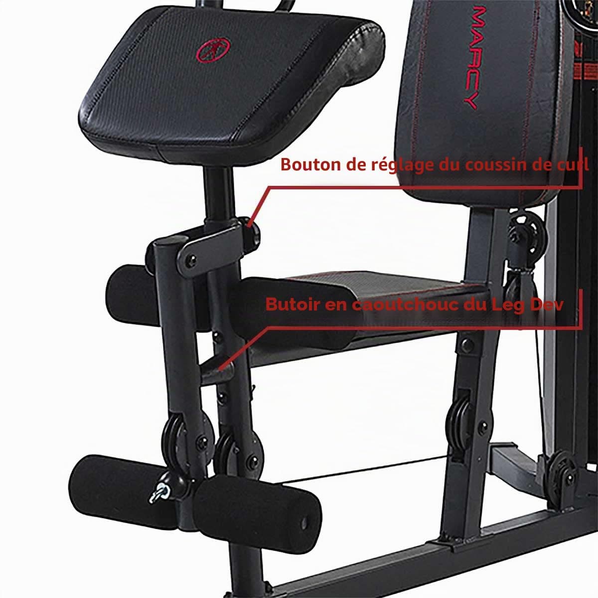 MARCY Appareil à Charges guidées Eclipse HG3000 Compact Home Gym - Tour de Poids de 68 kg – Bild 6