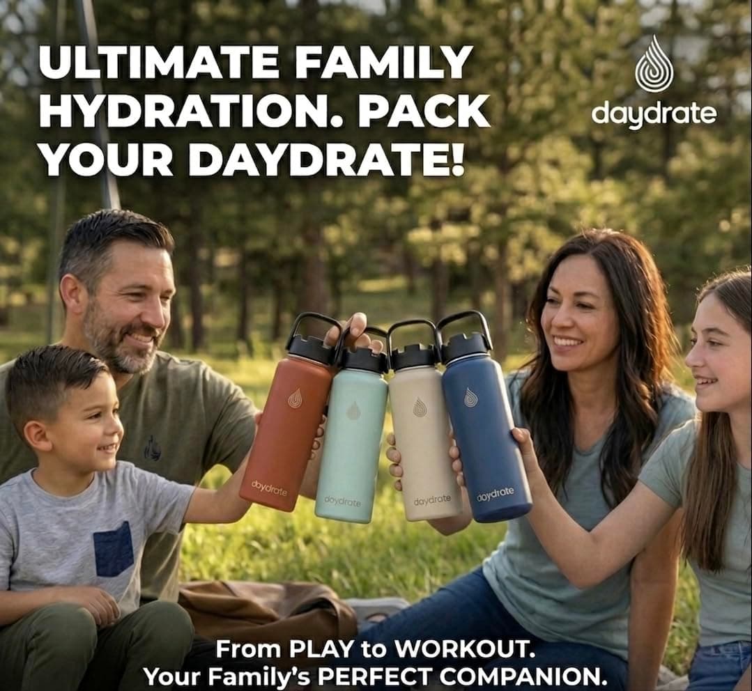 daydrate Insulated Metal Water Bottle with Straw 750ml – Bild 8