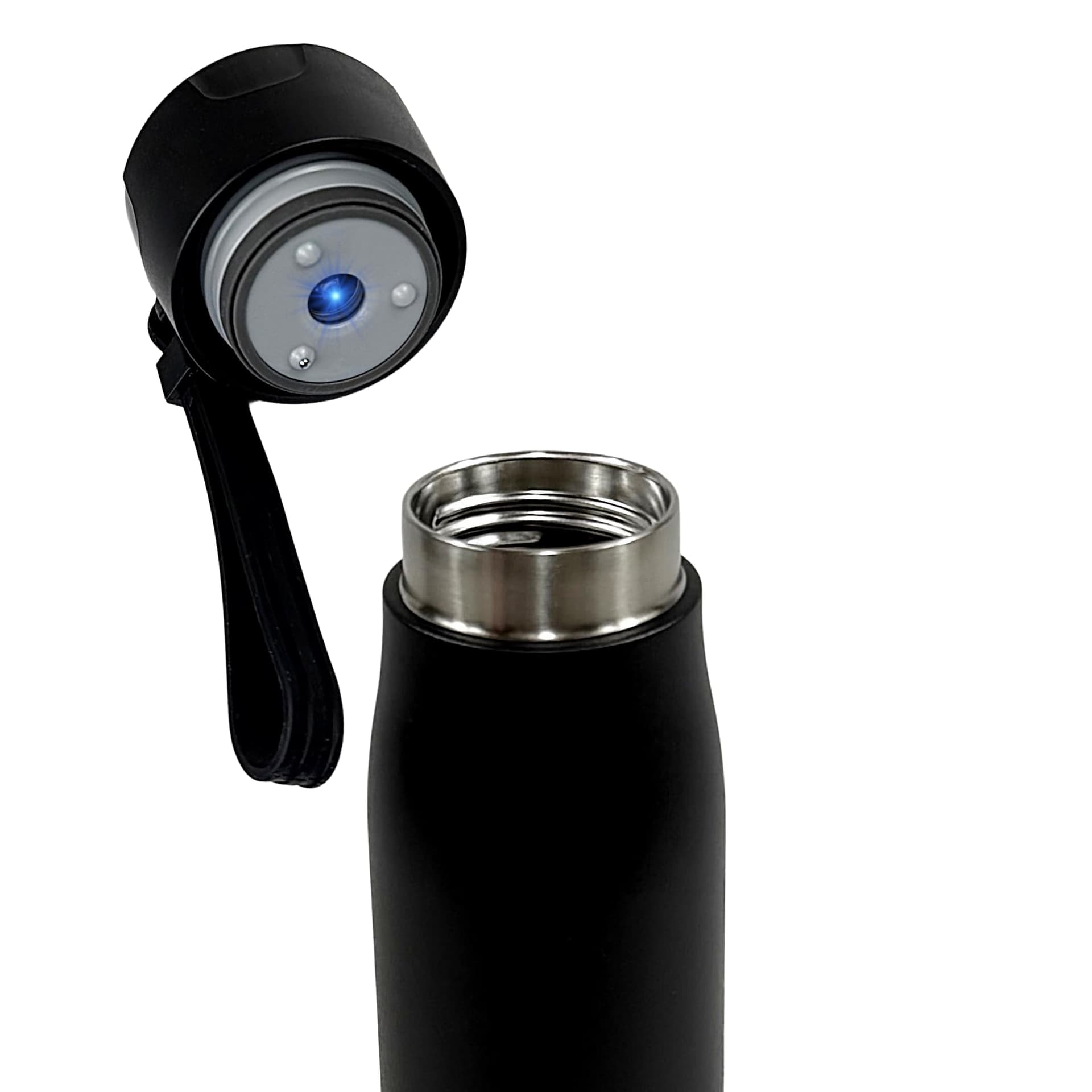 HydroUp Selbstreinigende Trinkflasche mit smartem Deckel für – Bild 4