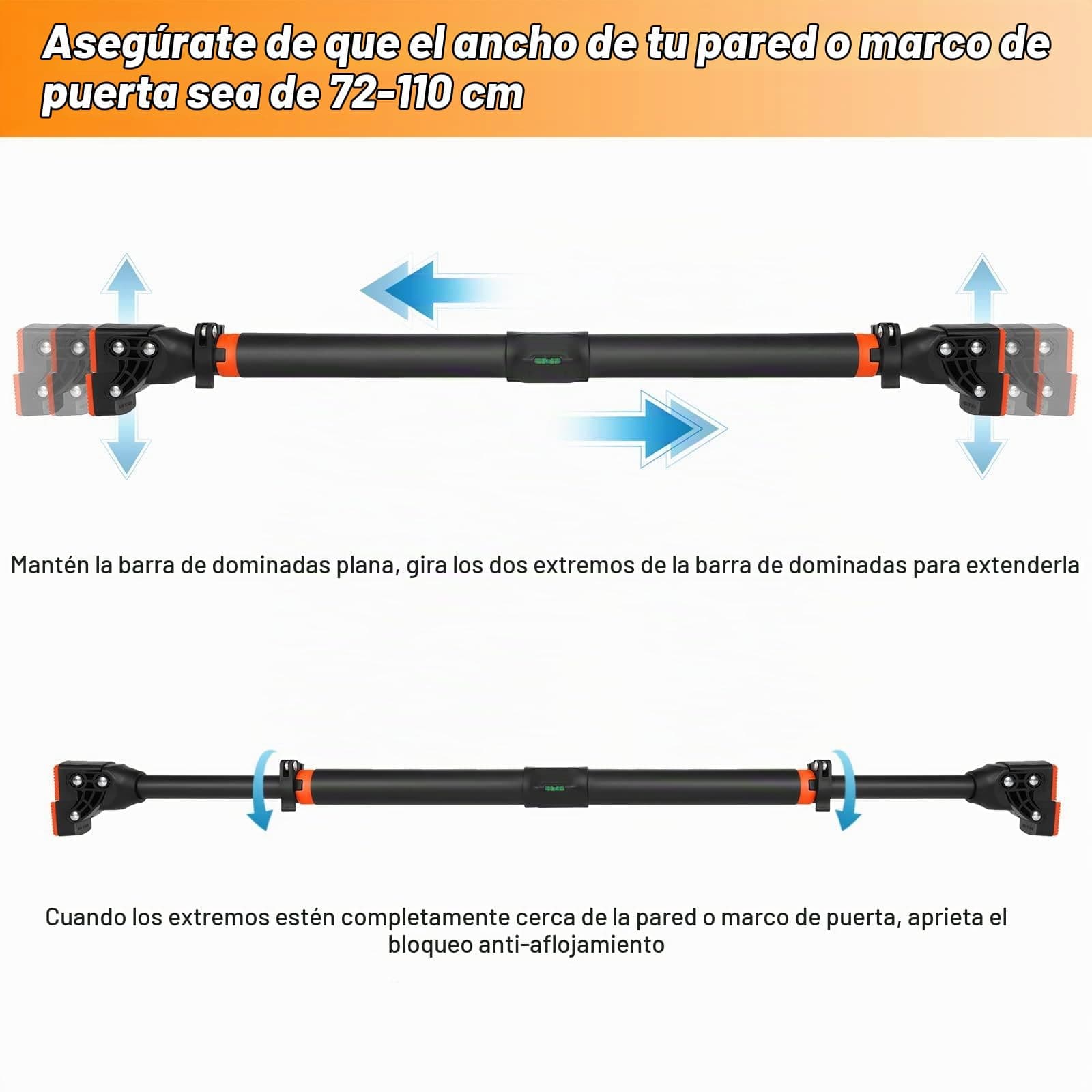 AETKFO Barra de Dominadas sin Tornillos – Bild 3