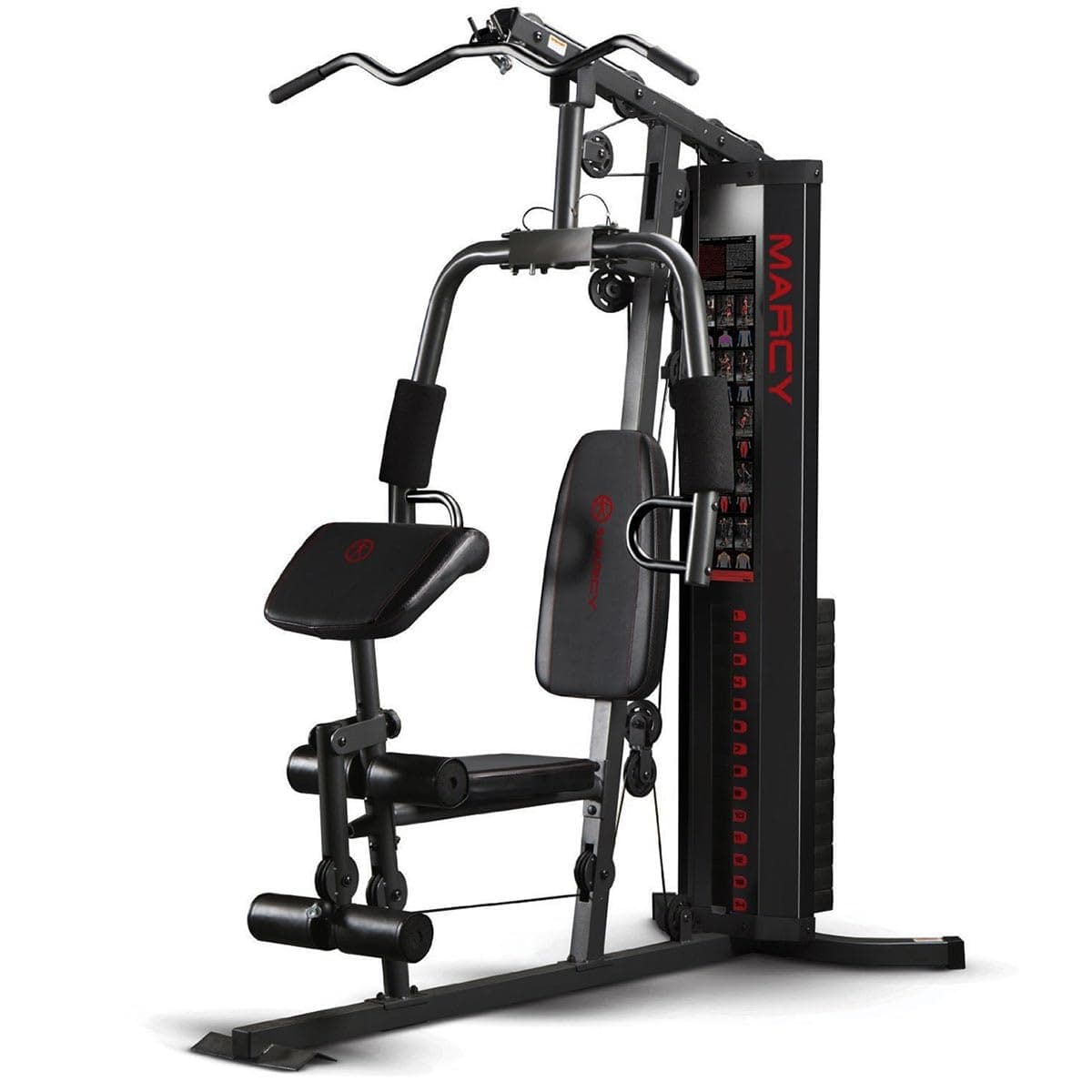 MARCY Marcy Appareil à Charges guidées Eclipse HG3000 Compact Home Gym - Tour de Poids de 68 kg