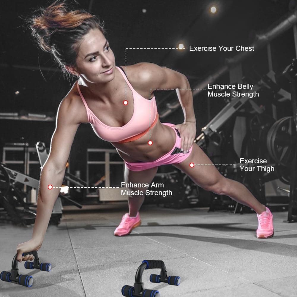 Flintronic Liegestützgriffe Push Up Stand Bars – Bild 5