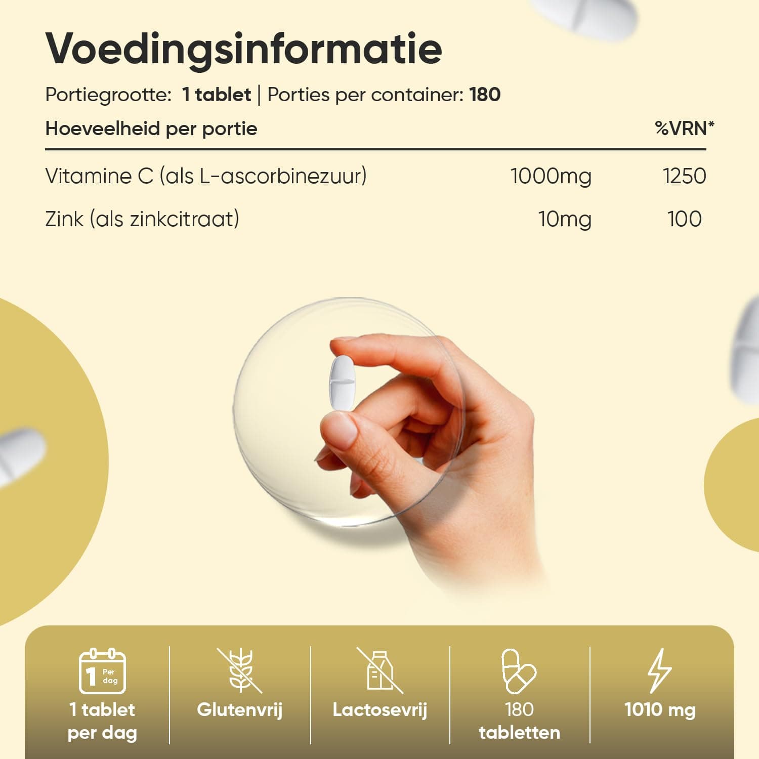 WeightWorld Vitamine C en Zink tabletten - 1000 mg – Bild 6