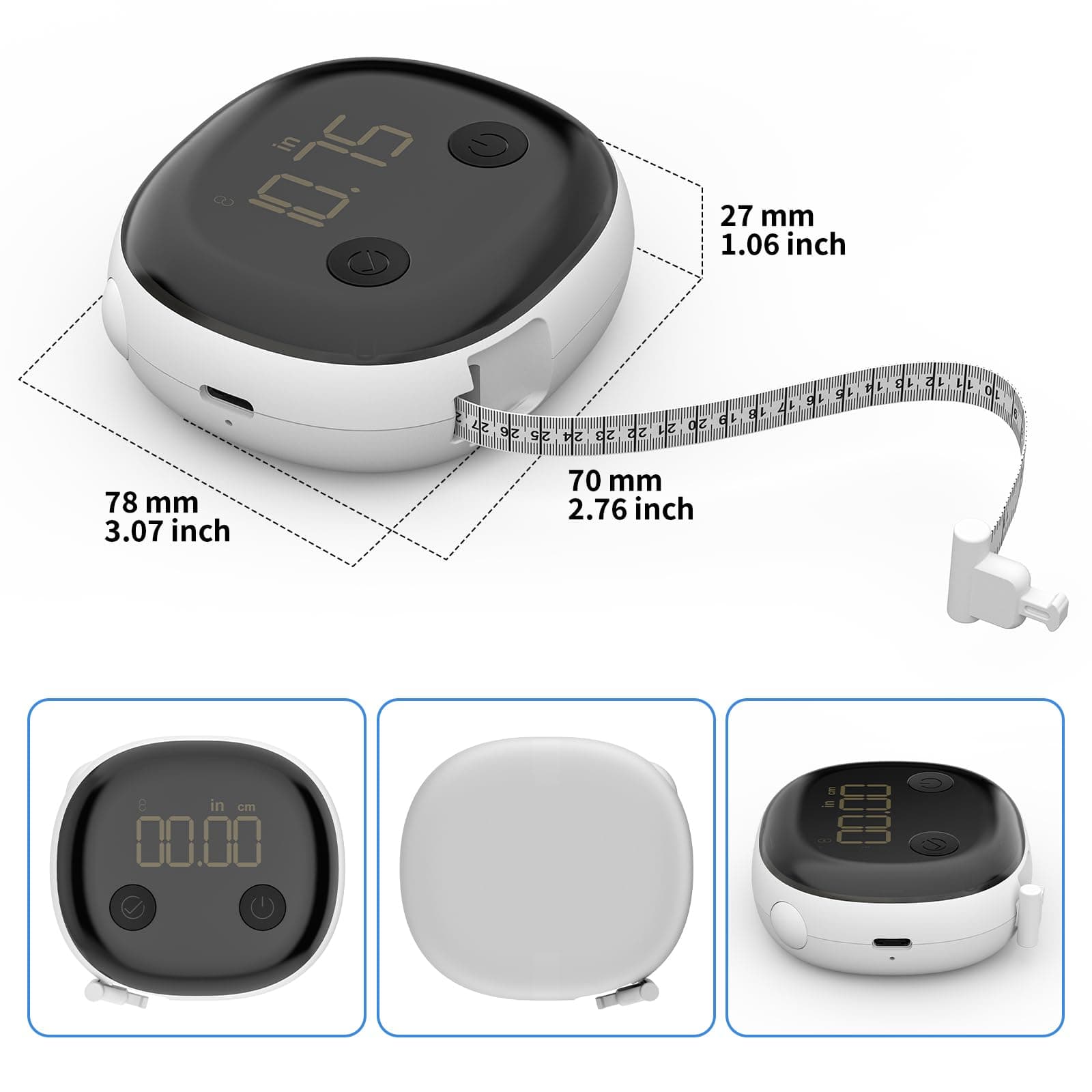 Healthkeep Maßband Körper Smart Körpermassband – Bild 2