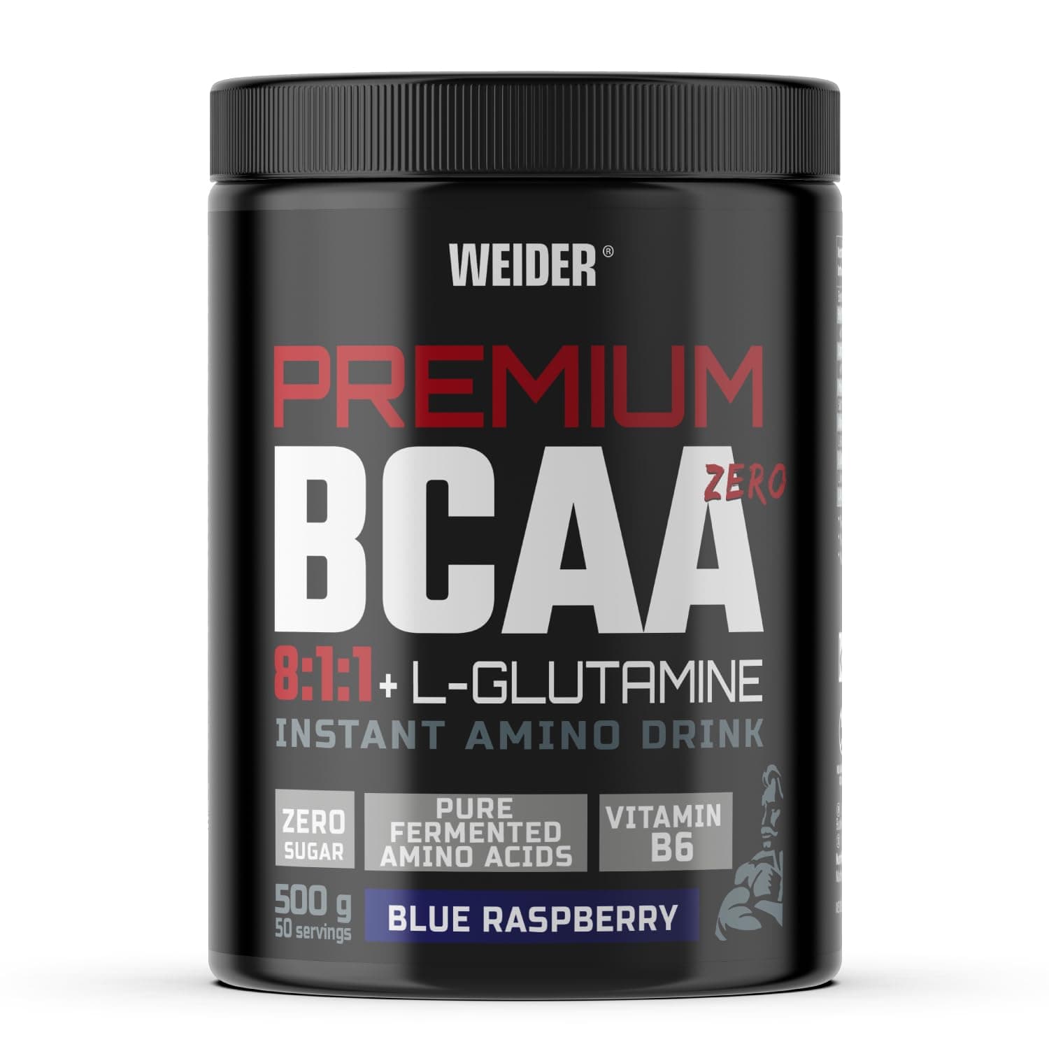 Weider Premium Bcaa 8:1:1+l-gluamina Sabor Blue Raspberry 500g
