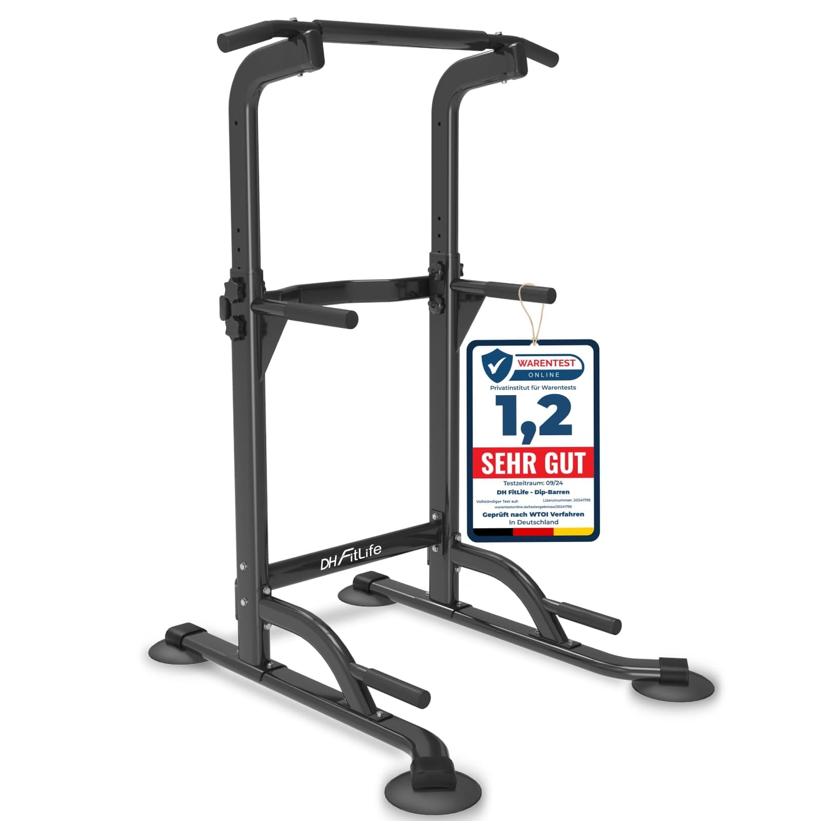 DH FitLife Power Tower Dip Station