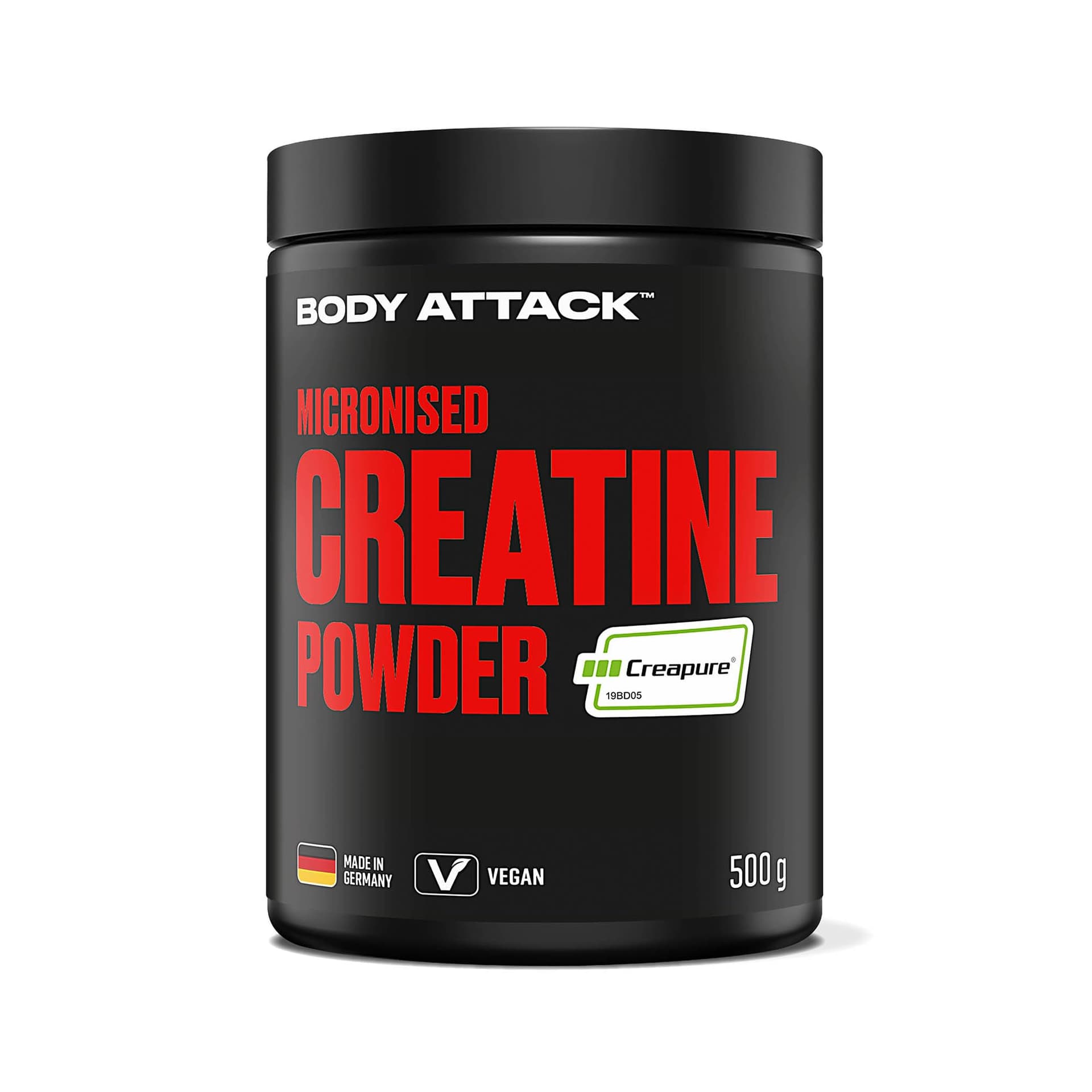 Body Attack Micronised Creatine Powder (Creapure®) 500 g