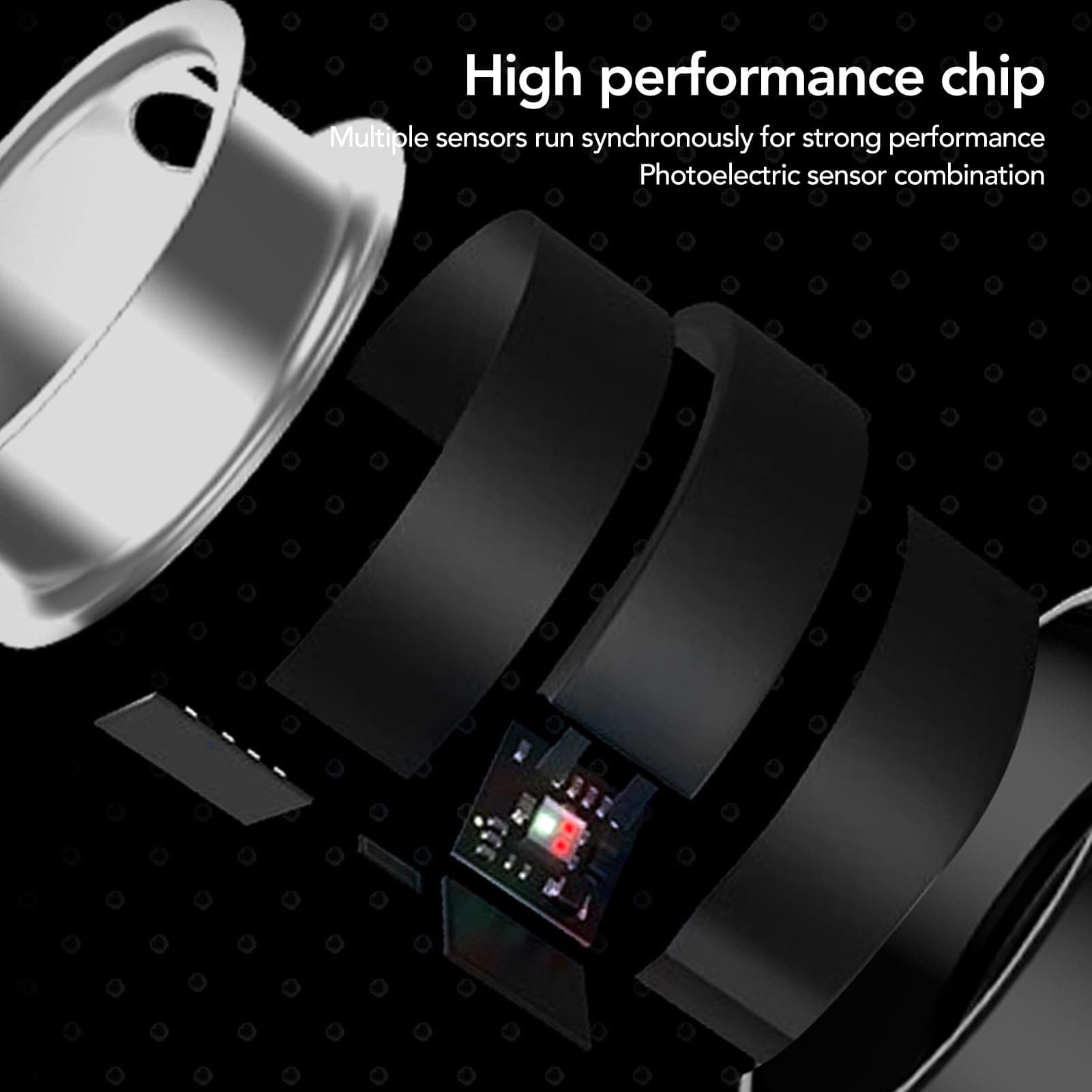 ASHATA Smart Health Ring mit APP – Bild 6