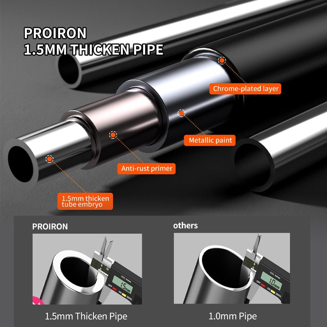 PROIRON Door Pull Up Bar Doorway Frame Chin Up Bar from – Bild 5