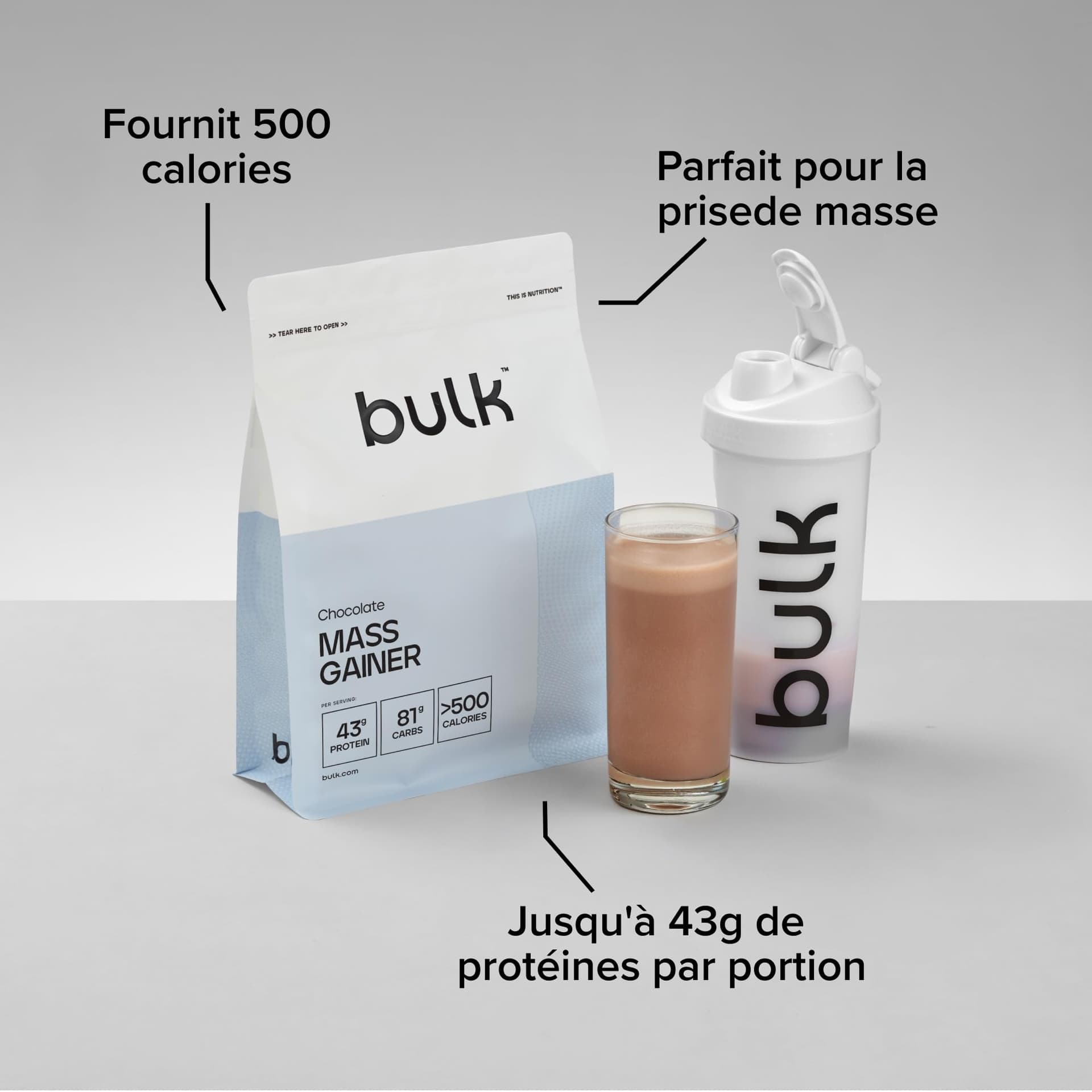 Bulk Gainer Complet | Chocolat | 6 portions – Bild 4