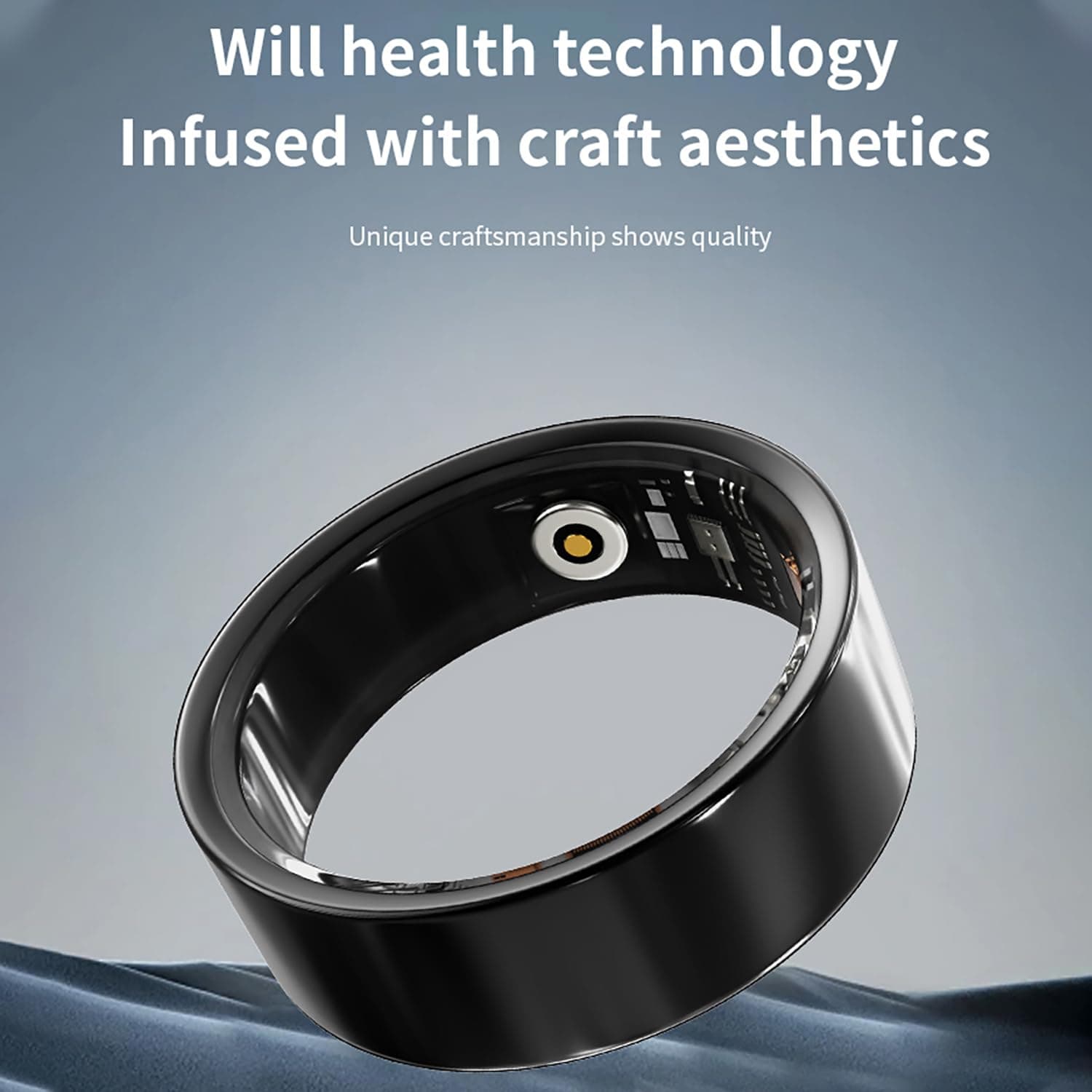 LONGLU Smart Ring voor Heren Vrouwen Fitness Tracker Ring – Bild 7