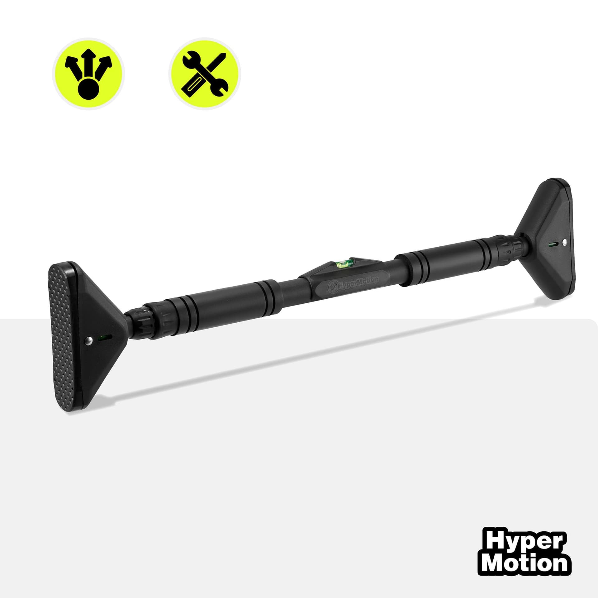 HyperMotion Barre de Traction 70-100 cm Sans Vis - Barre de Tractions Porte Max 200kg – Bild 2