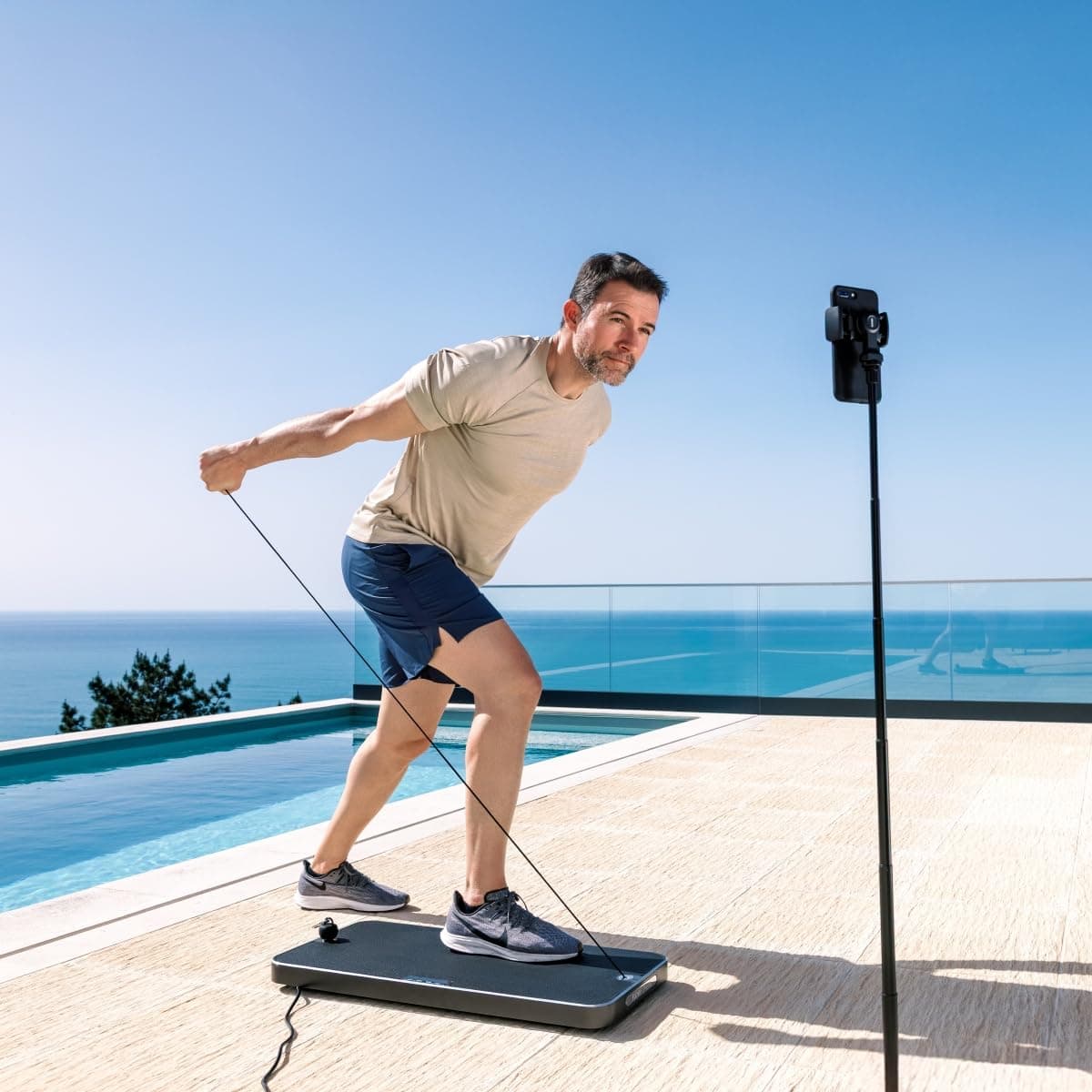 Flow Fitness DSG100i Smart Home Gym – Kompaktes Kraftstation mit 60 kg – Bild 3