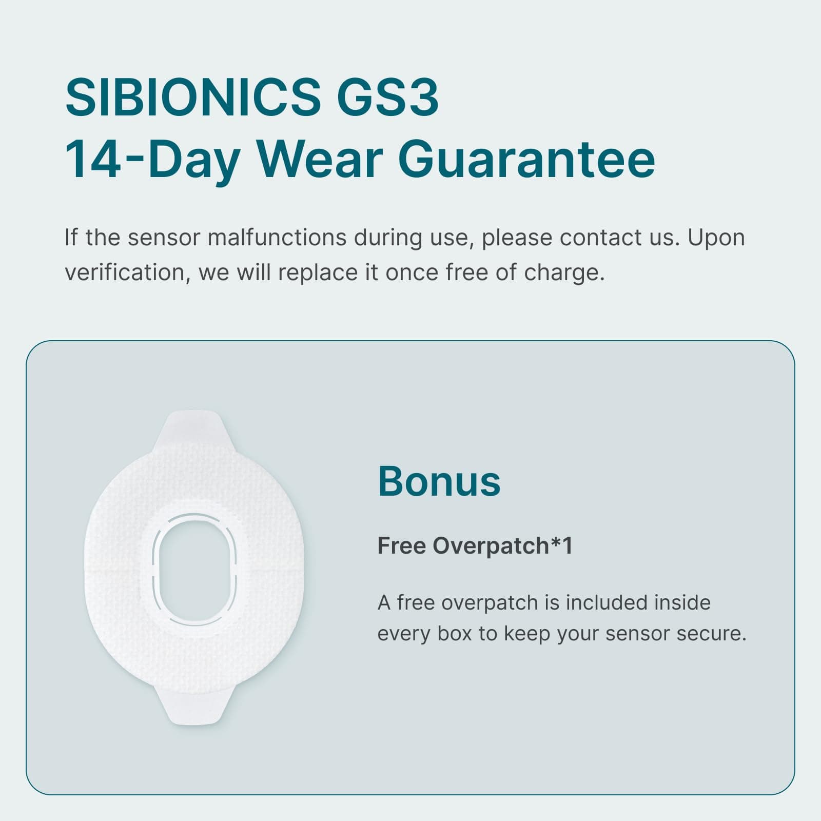 SIBIONICS GS3 Continuous Glucose Monitoring (CGM) with Free – Bild 2