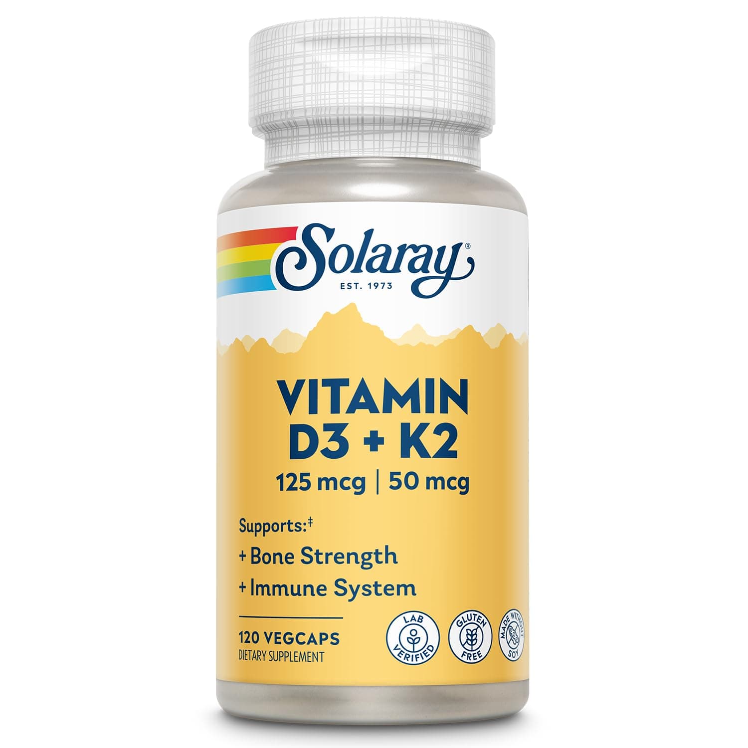 SOLARAY SOLARAY Vitamin D3 + K2 | Vegcaps Es 200 G