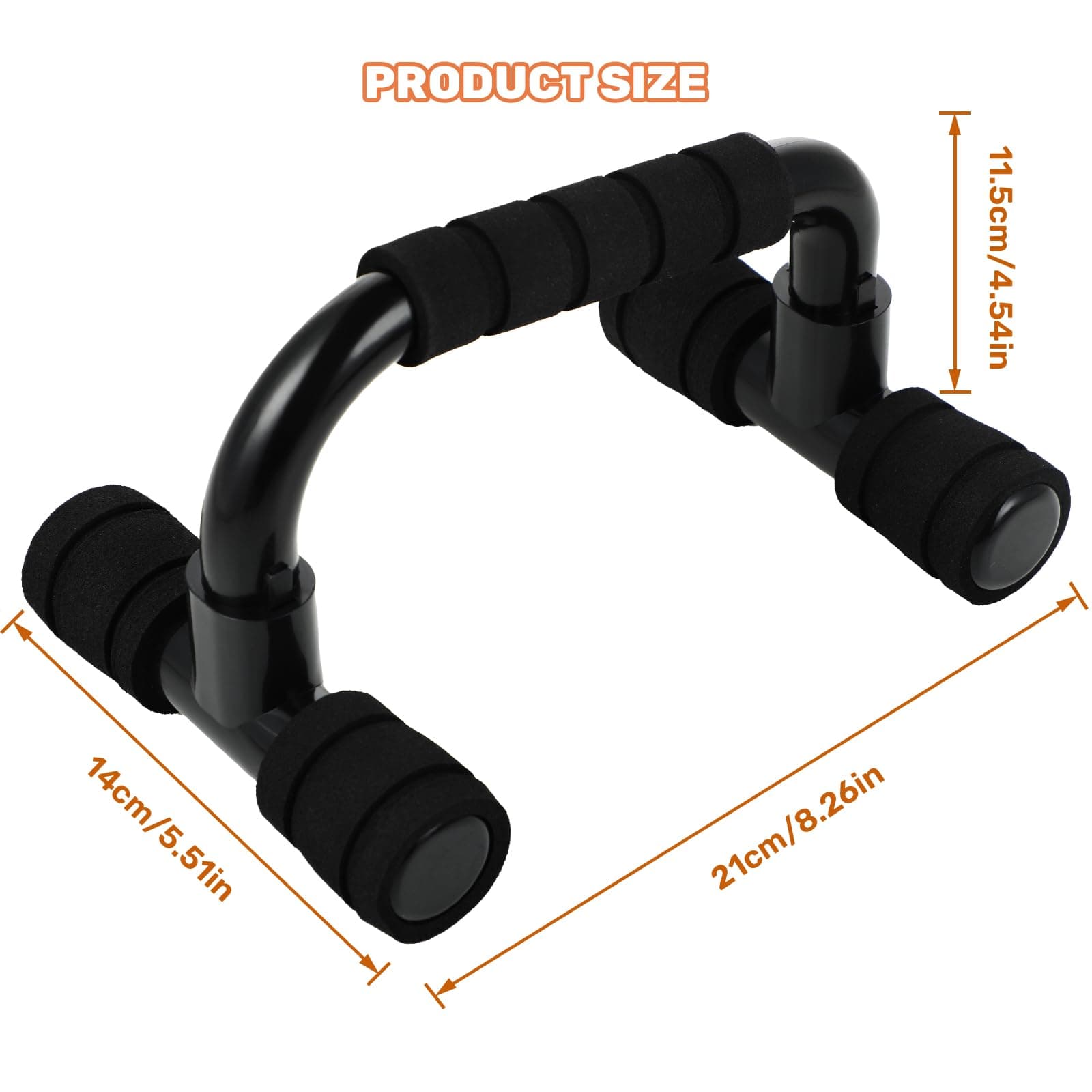 Flearitzo Push Up Maniglie Push Up Bar Maniglie per Flessioni Pushup – Bild 2
