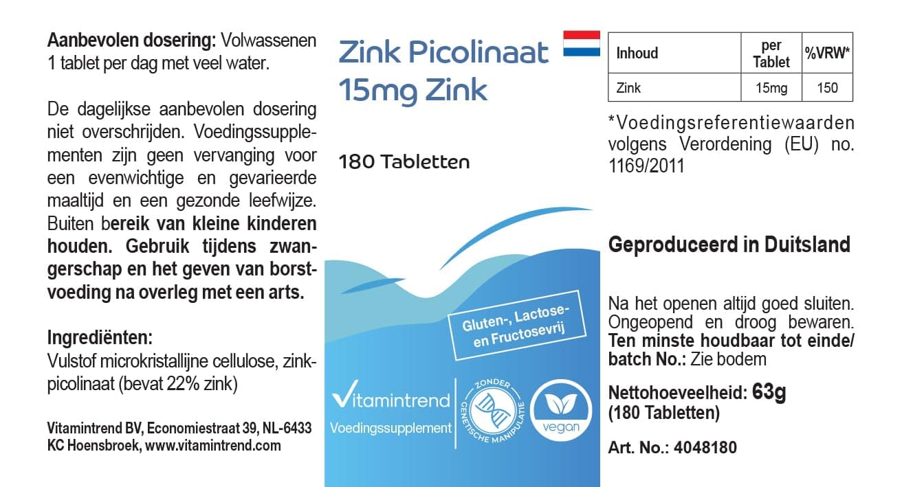 Vitamintrend Zinco ad alto dosaggio 15 mg – Bild 7