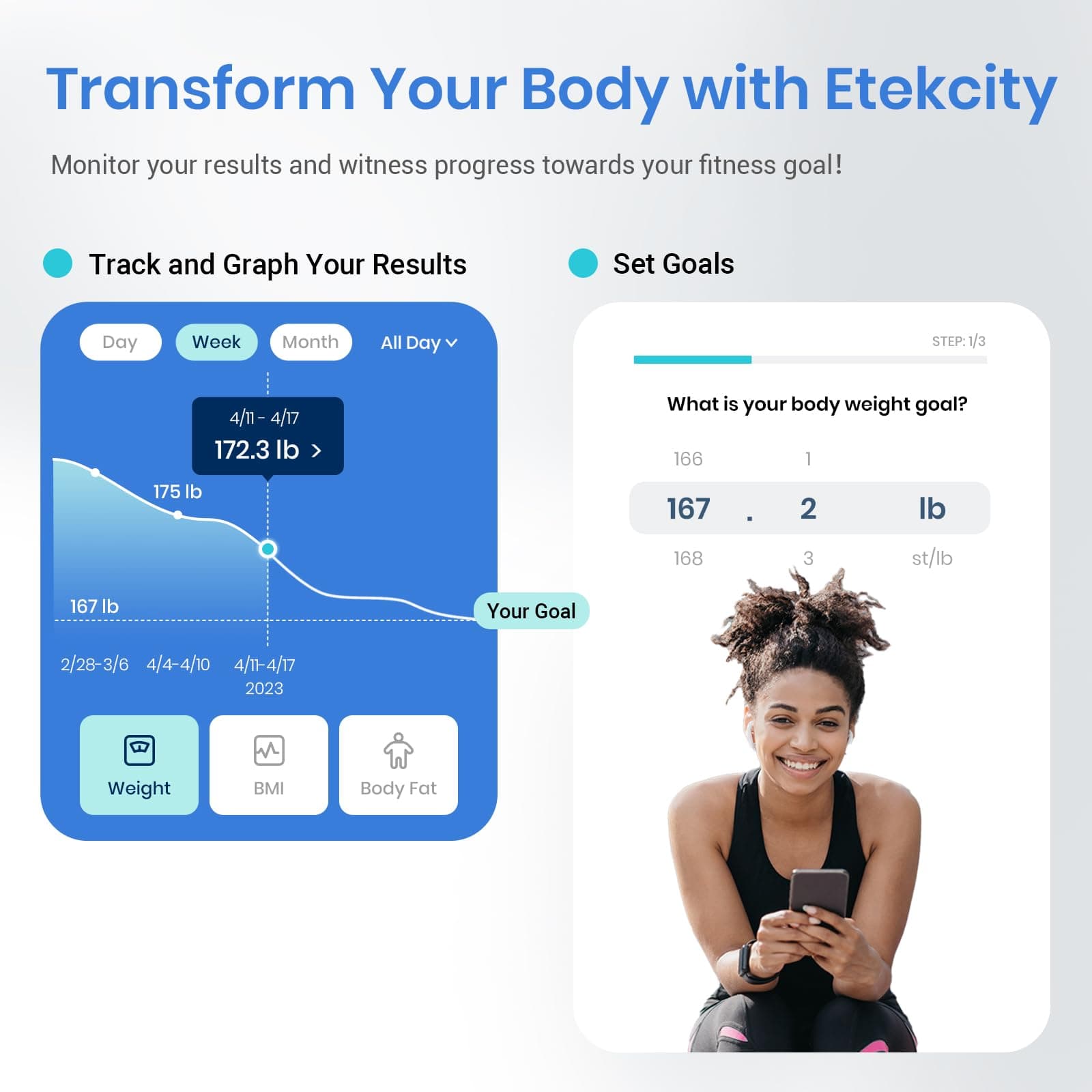 Etekcity Smart Scale for Body Weight – Bild 5