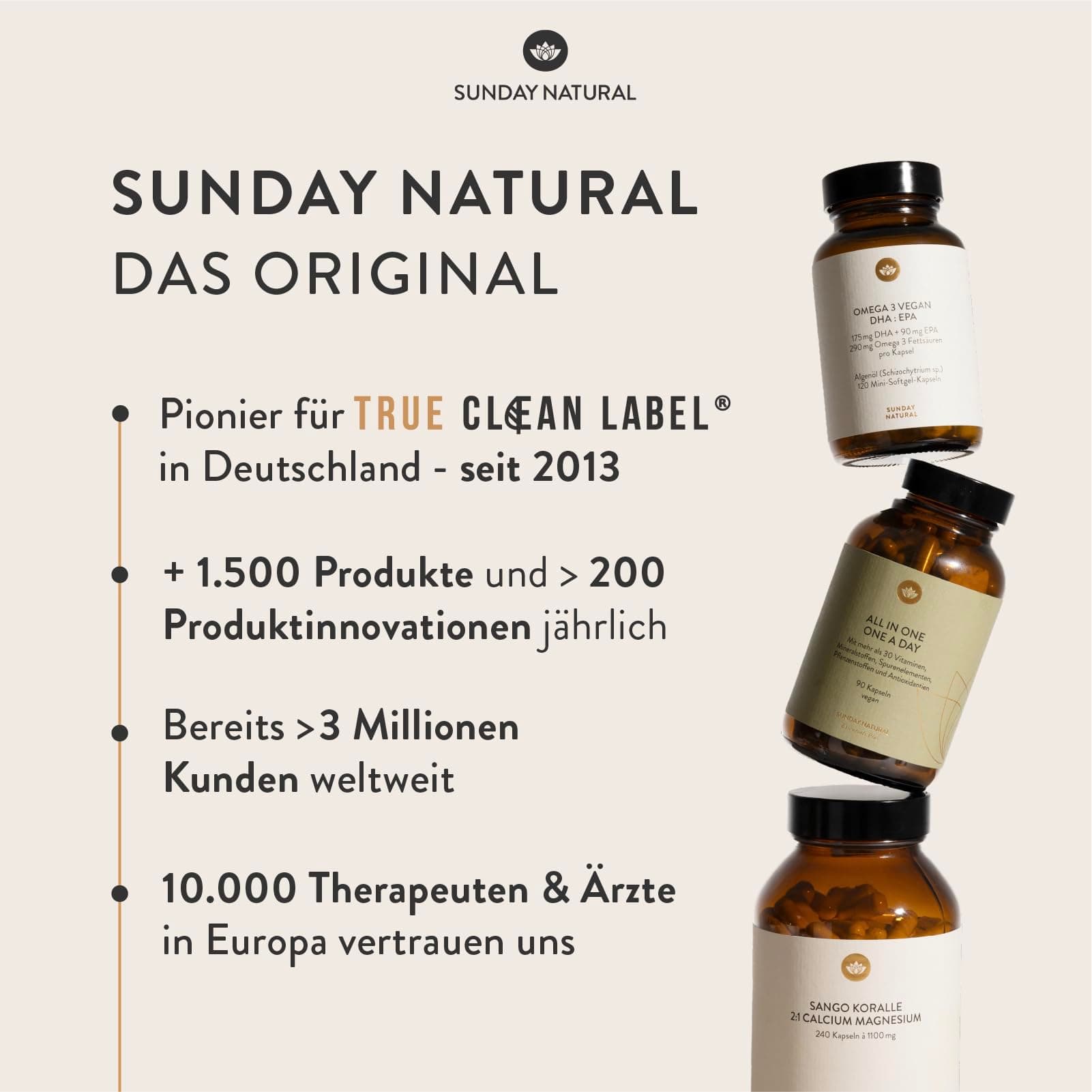 SUNDAY NATURAL® Magnesium Bisglycinat - 240 Kapseln – Bild 7