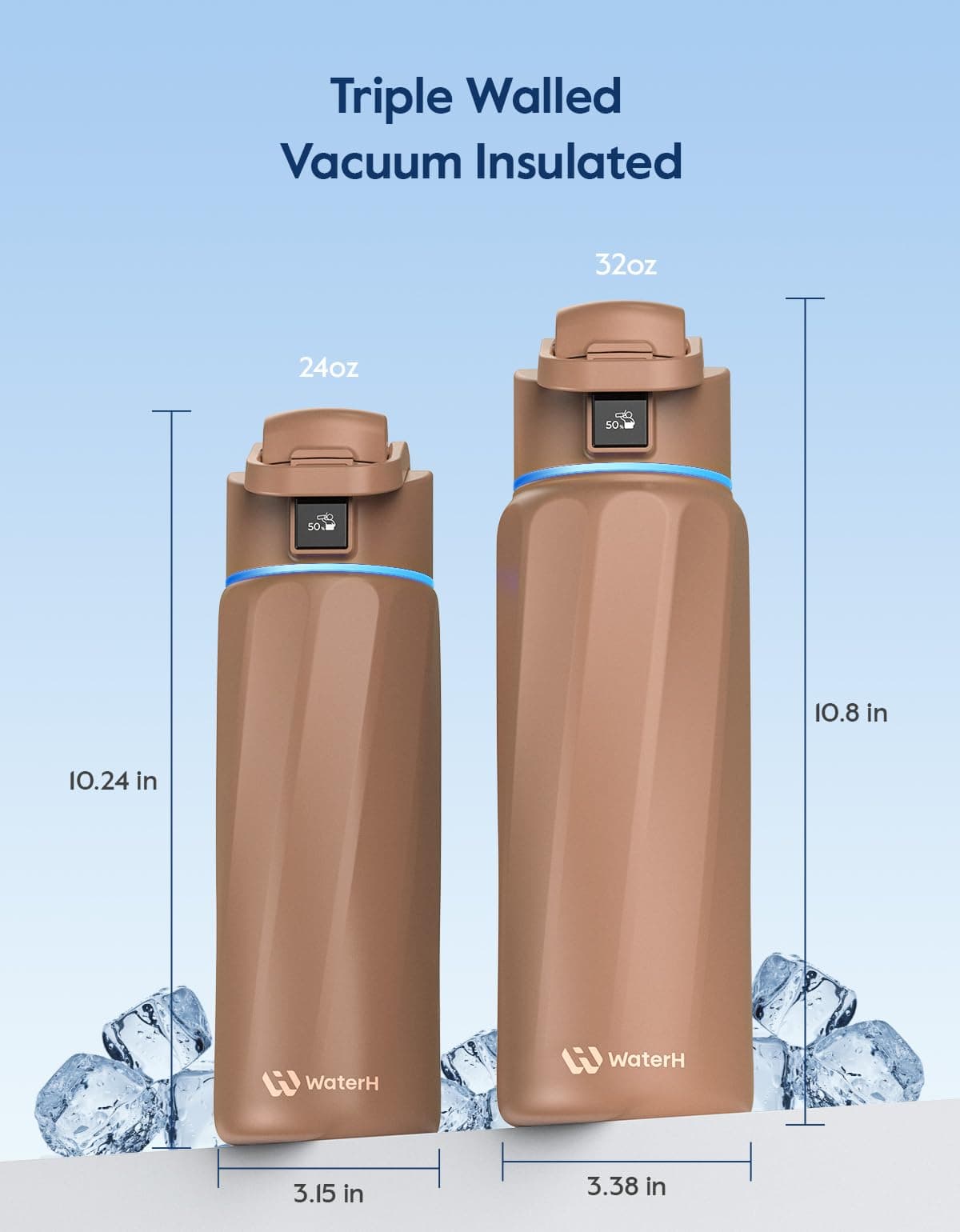 WATERH BOOST Smart Water Bottle with Reminder & Tracker – Bild 5