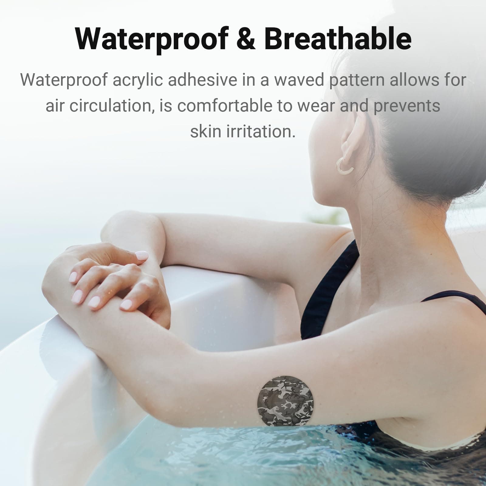 Kovoq Freestyle Libre 3 & Plus Sensor Covers Waterproof – Bild 4