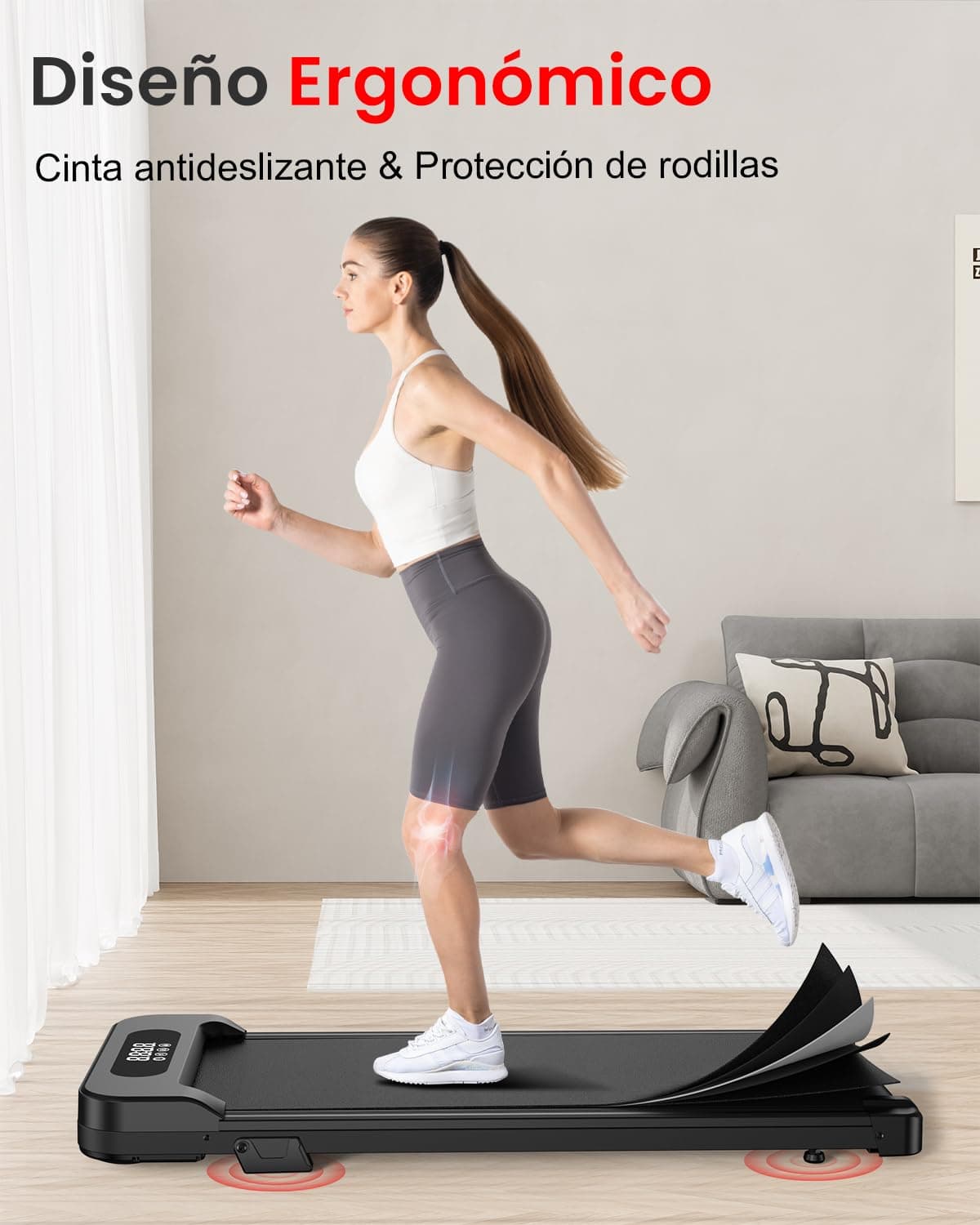 HOMEFITNESSCODE Cinta de Correr y Andar 3 en 1 con – Bild 6
