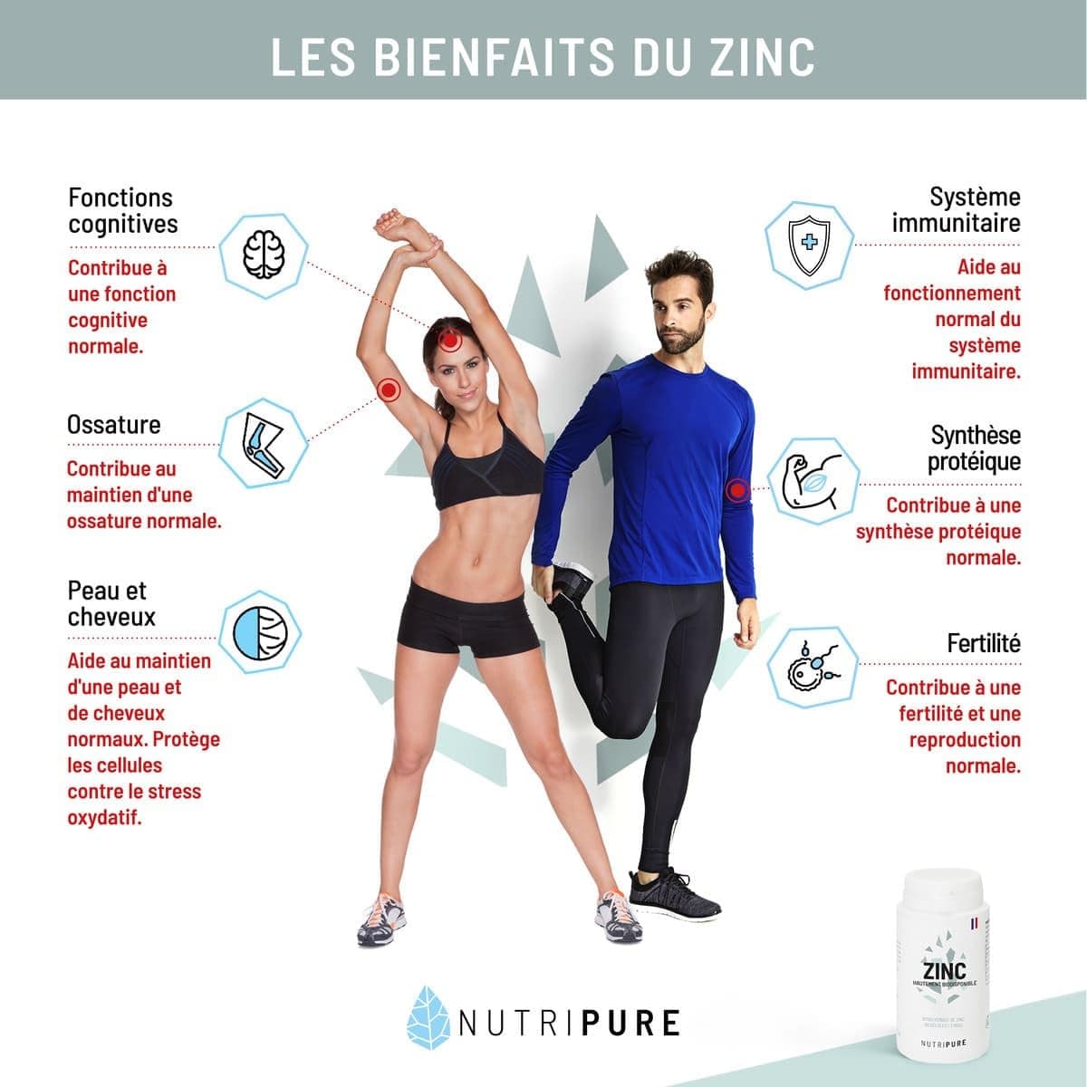 NUTRIPURE | Zinc Bisglycinate 15 mg – Bild 4