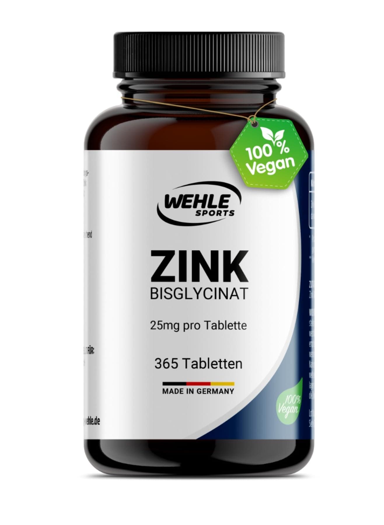 Wehle Sports Wehle Zink Tabletten 365 hochdosiert (25mg