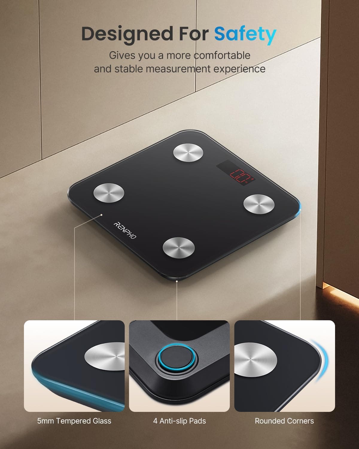 RENPHO Weighing Scales for Body Weight – Bild 2