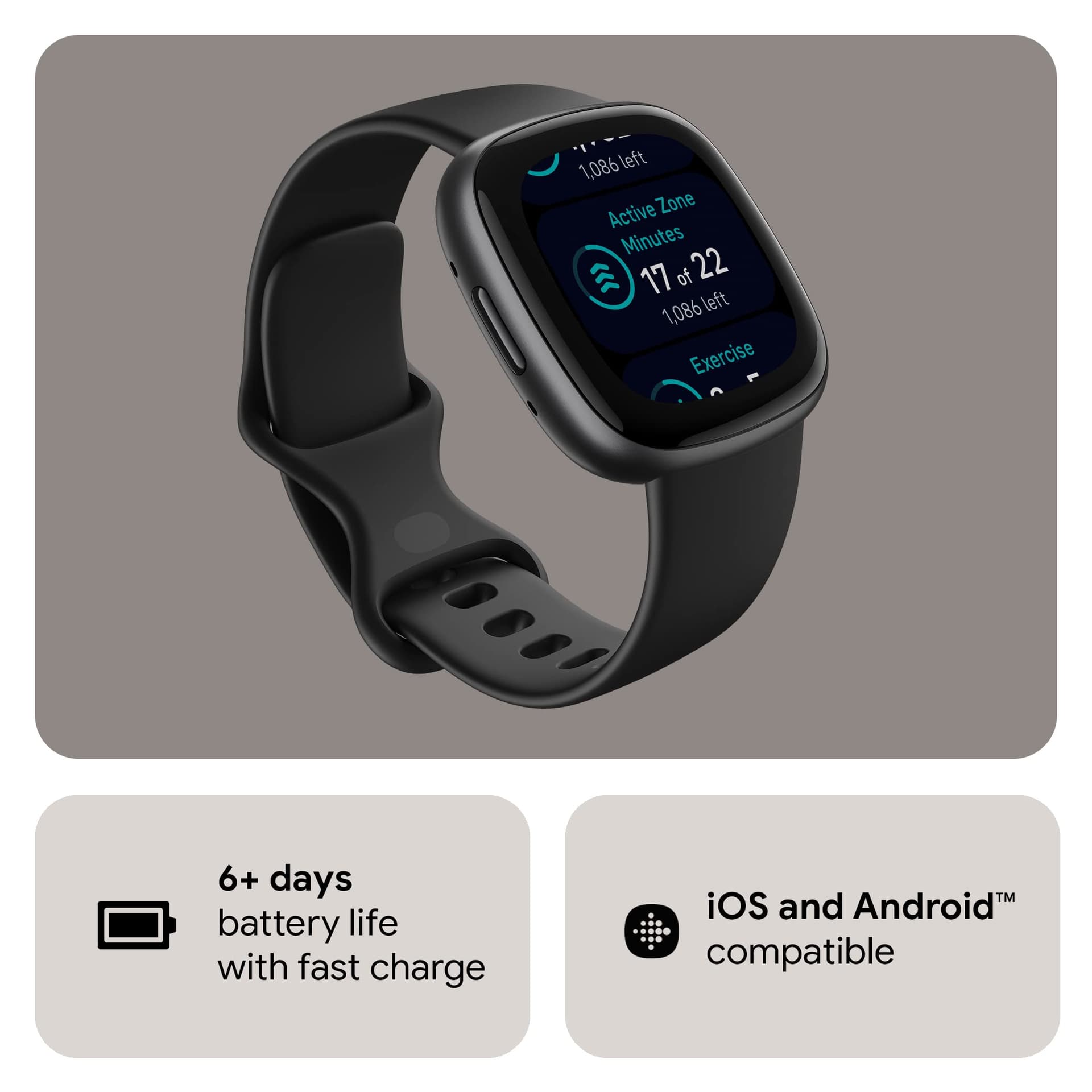 Fitbit Versa 4 Fitness Smartwatch with Daily Readiness – Bild 6