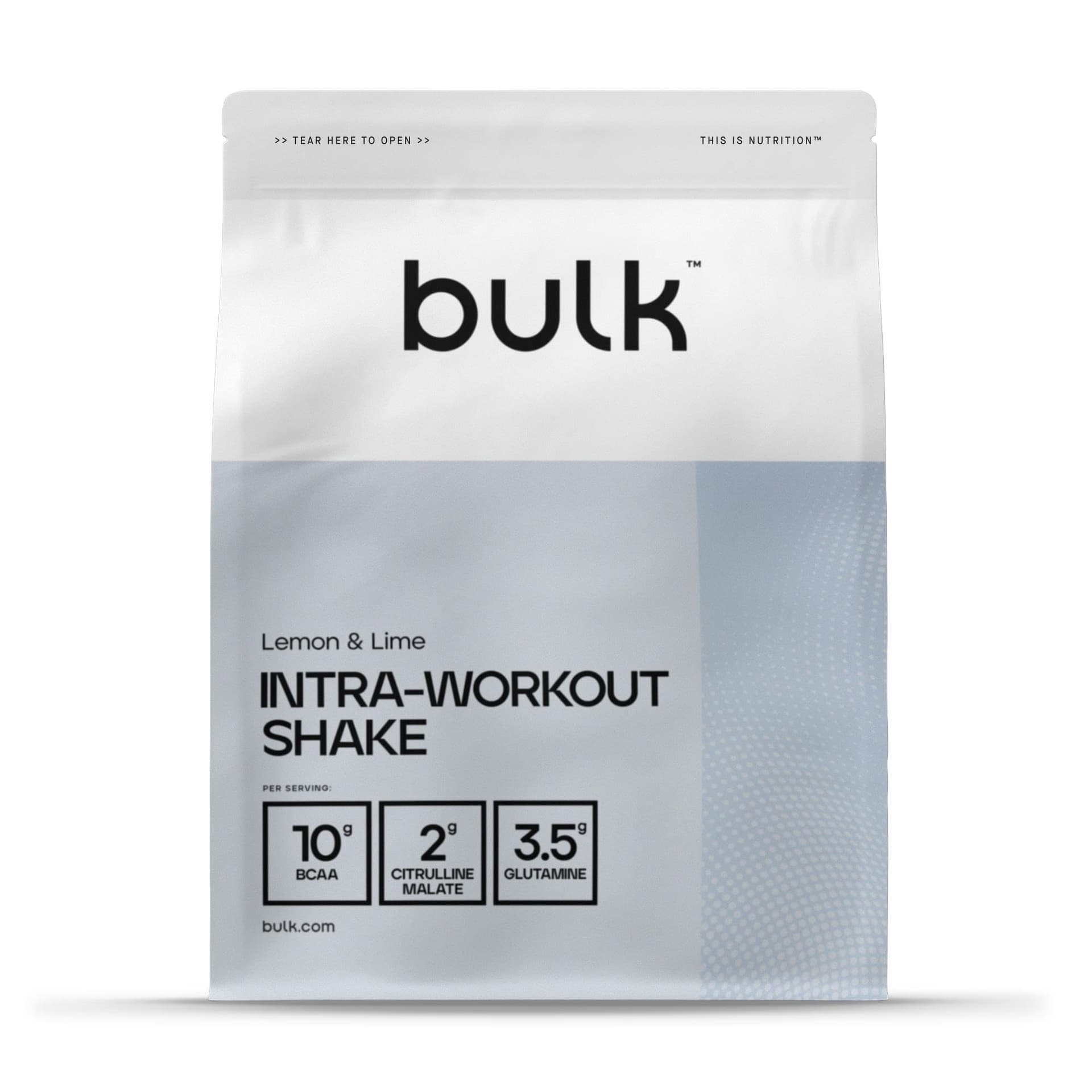 Bulk Complete Intra-Workout, BCAA, Zitrone und Limette, 500 g