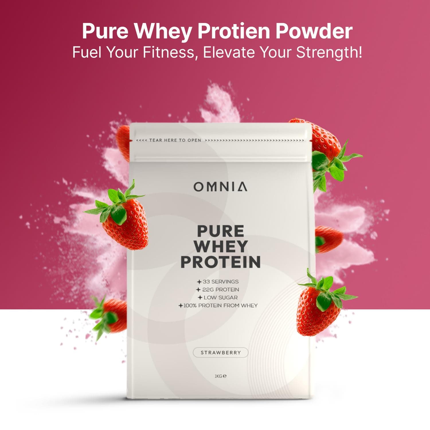 OMNIA Pure Whey Protein Powder – Bild 2