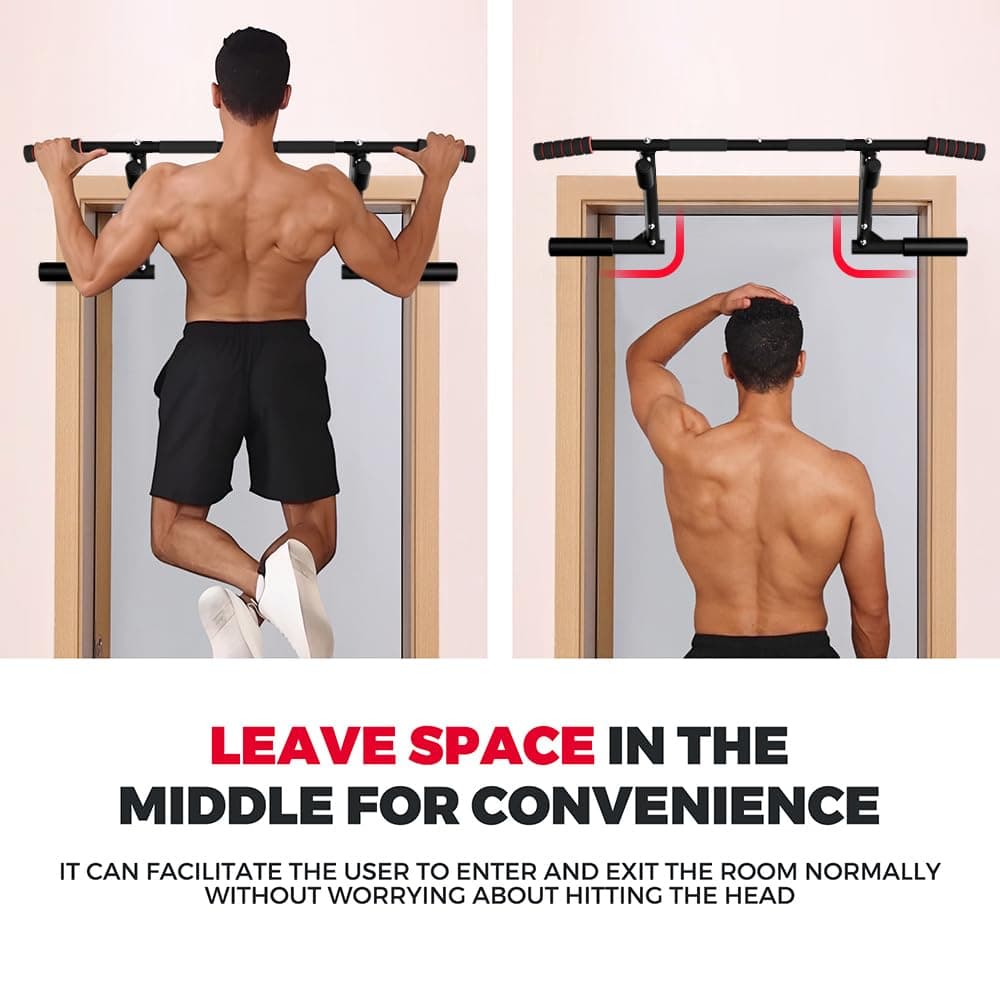 ONETWOFIT Barre de traction pour porte,Avec poignées antidérapantes,Jusqu'à 210 kg – Bild 7
