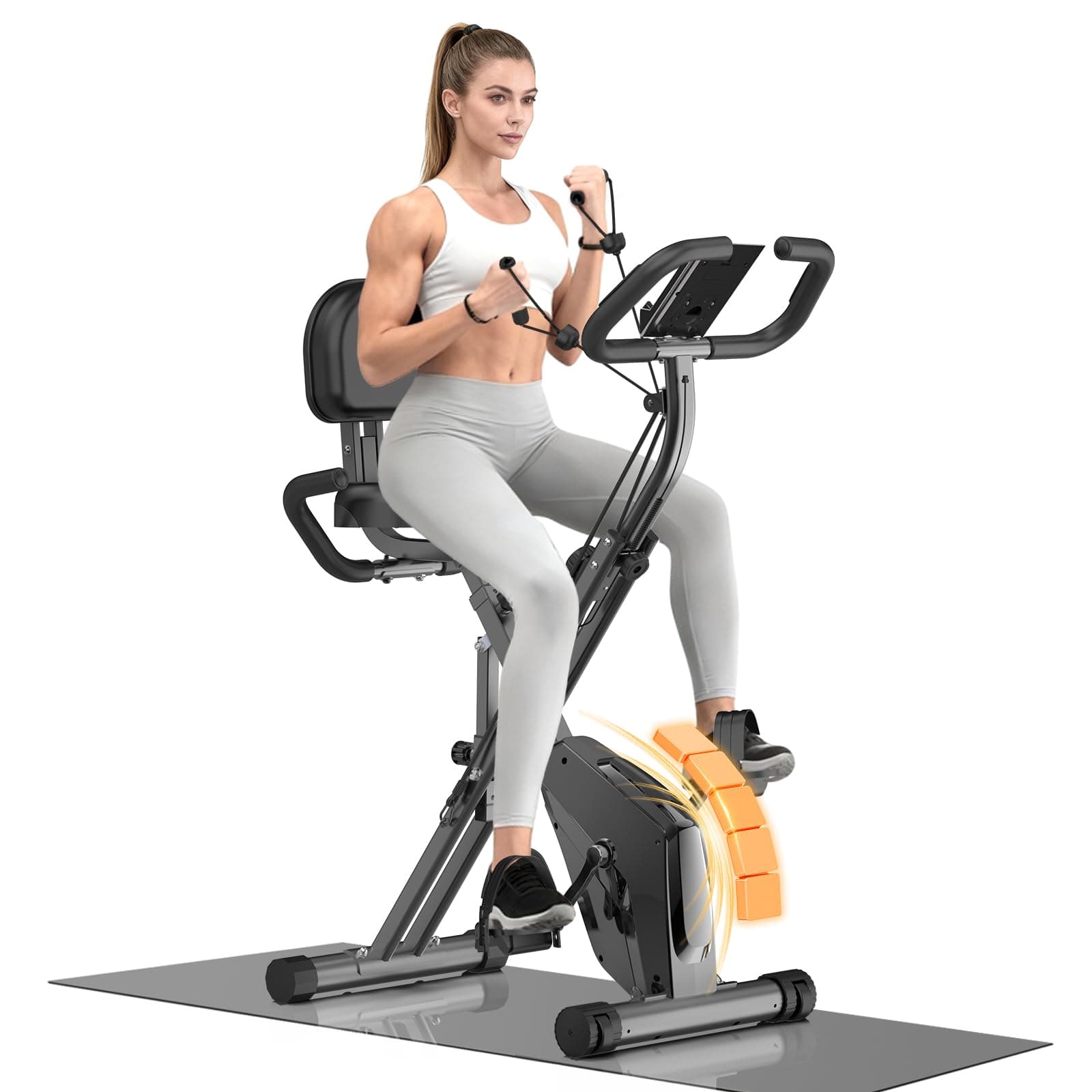 Botifly Botifly Cyclette Pieghevole da Casa 4 in 1
