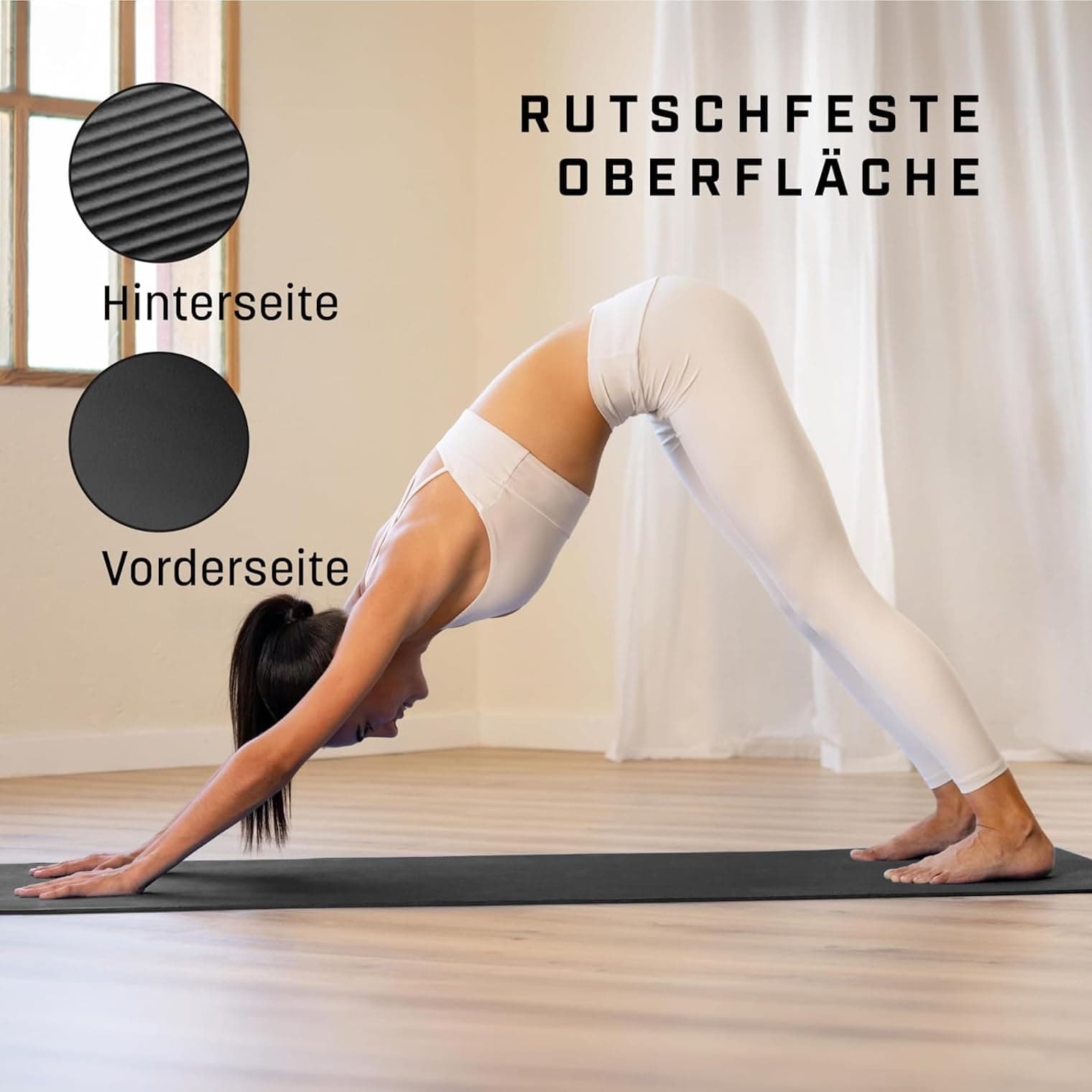 KG PHYSIO Yogamatte Rutschfest & Gepolstert – Bild 4